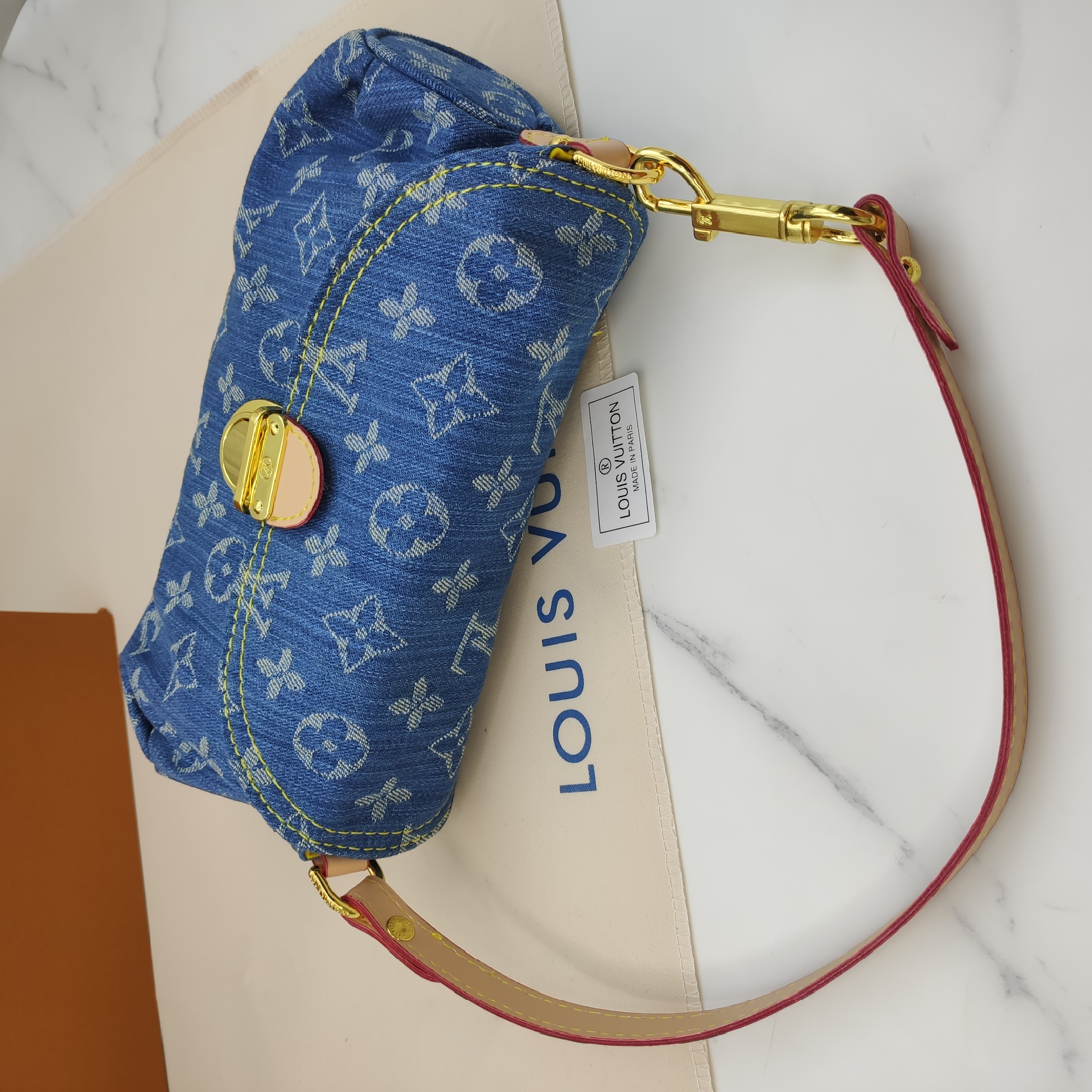 LV mini pretty Cowboy bag blue