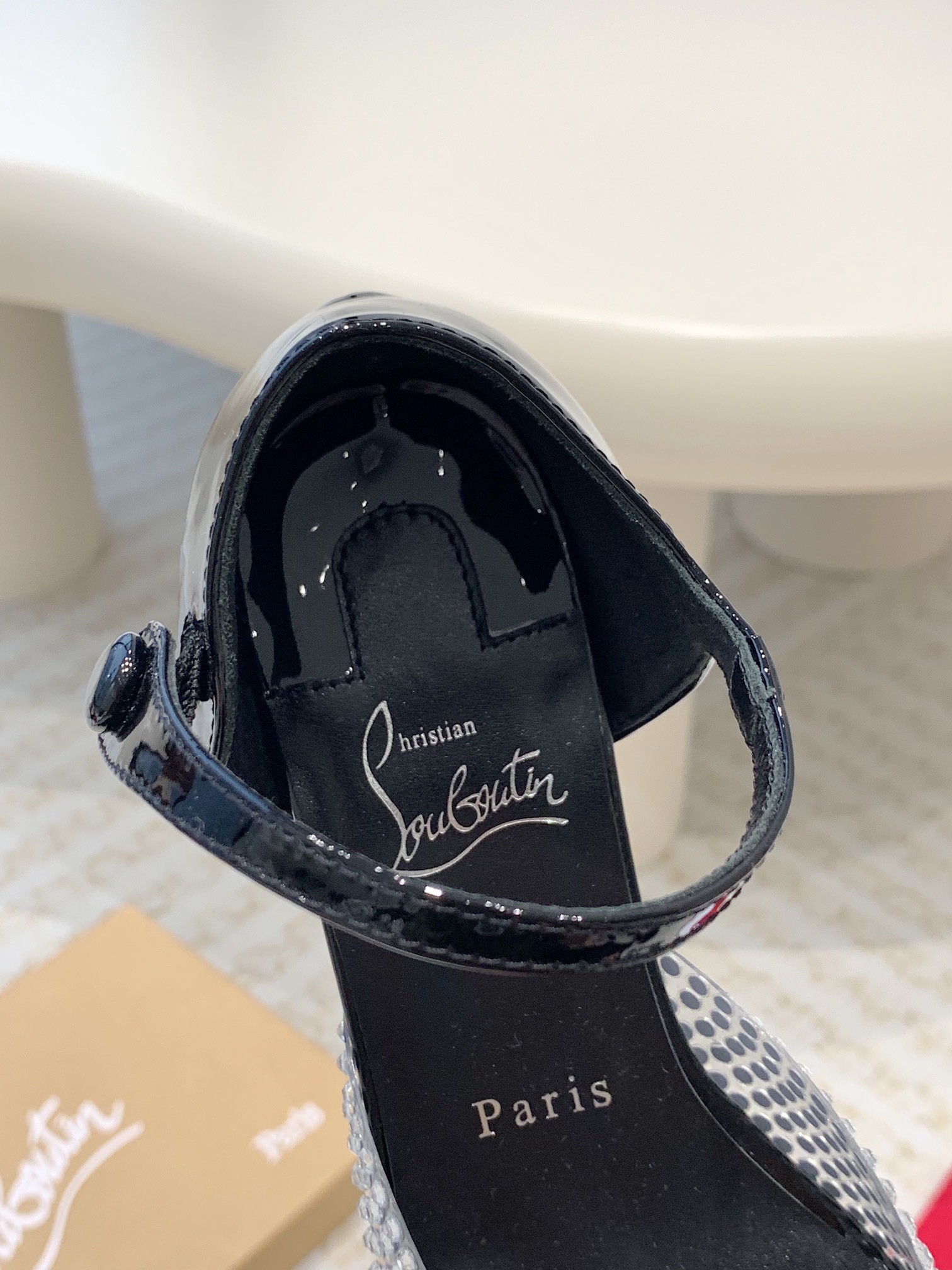 ChristianLouboutin 24ss Mary Jane CL red-bottom shoes sandals high heels