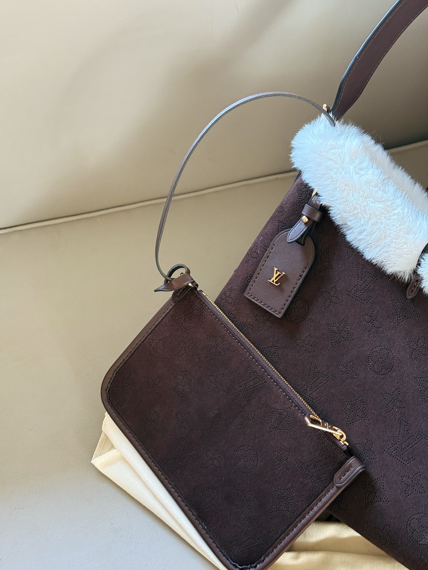 LV CARRYALL BAG —— SK Skiing Collection