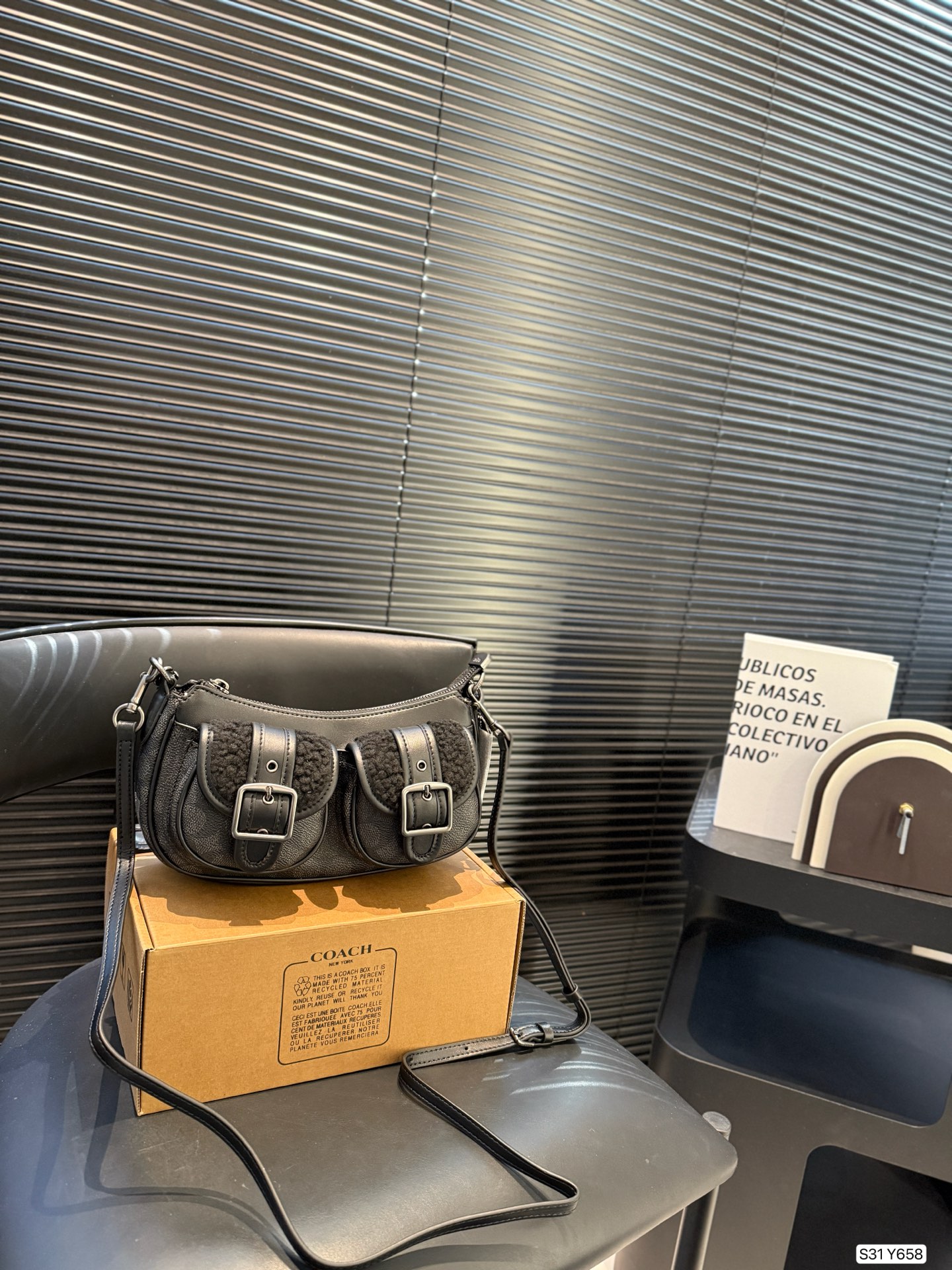 COACH Denim Ashton 25 Bag