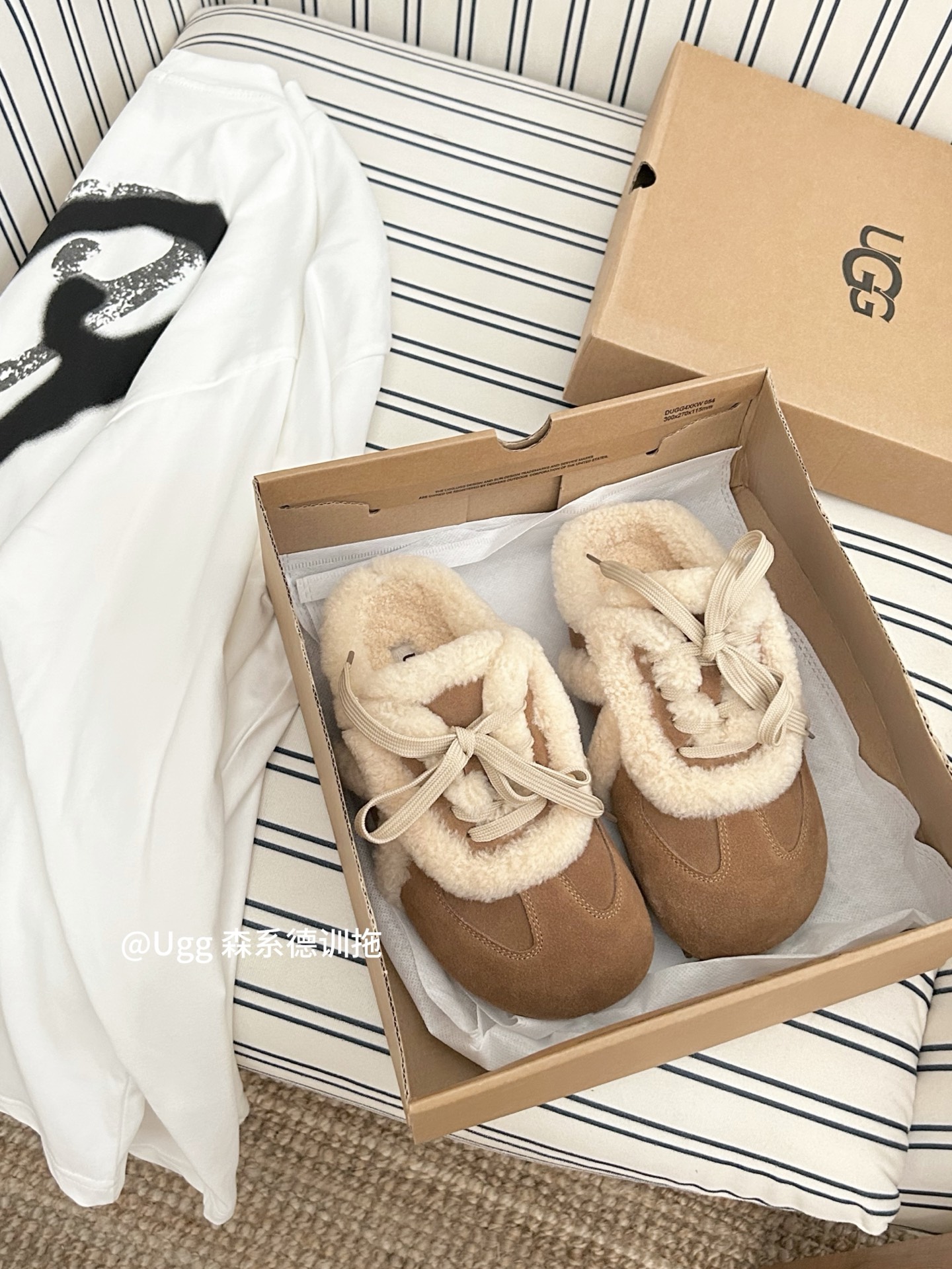 UGG Forest Series Training Fur Soft Plush Casual Slippers Retro Fashion shoes