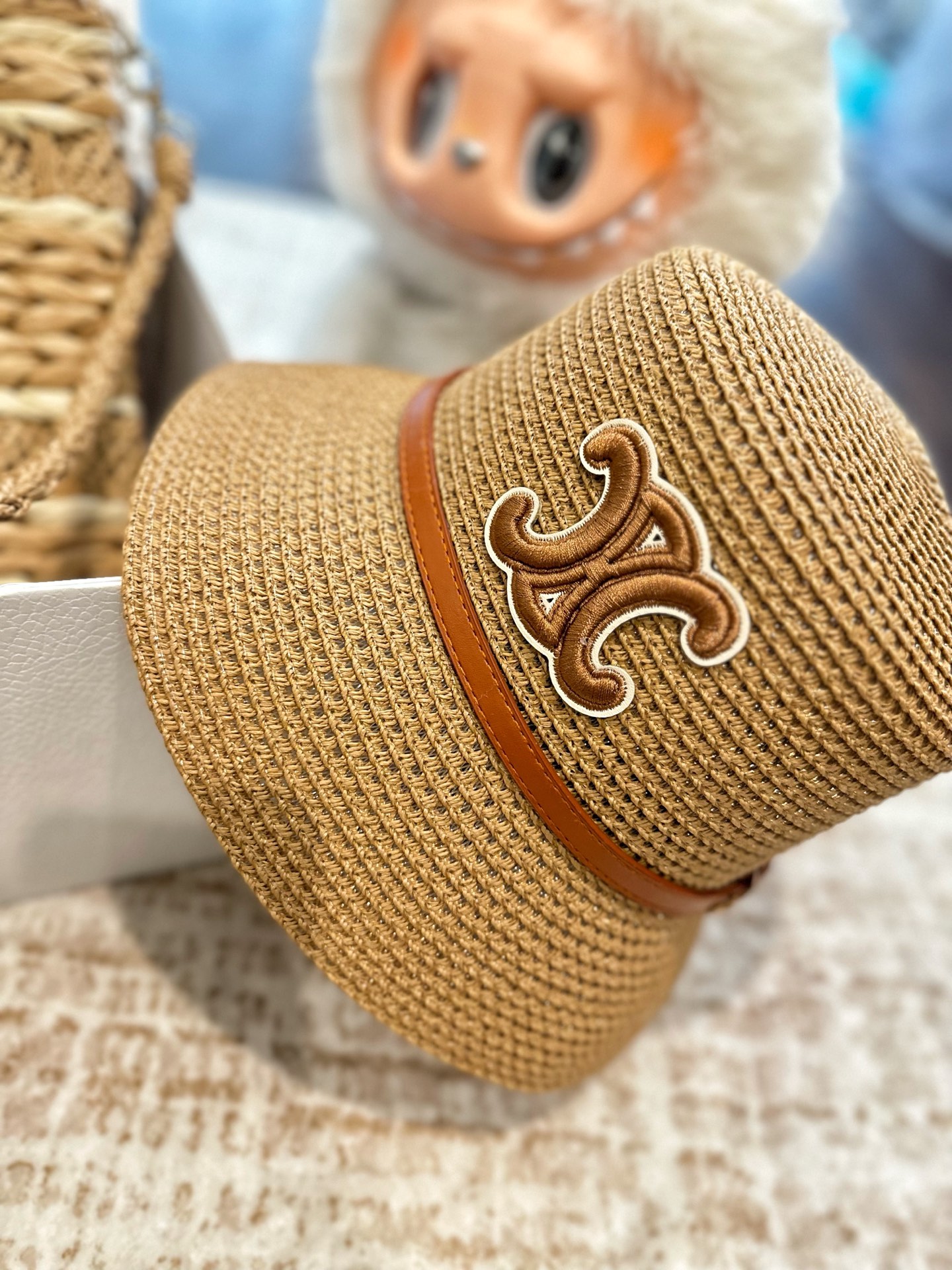 Celine straw woven bags and hats