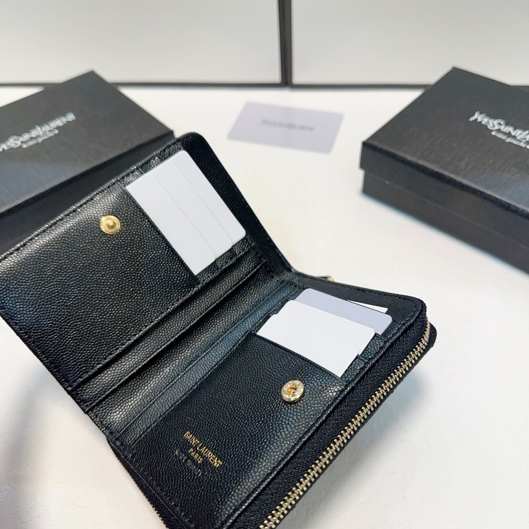 YSL Saint Laurent Bestselling Leather Wallet Classic