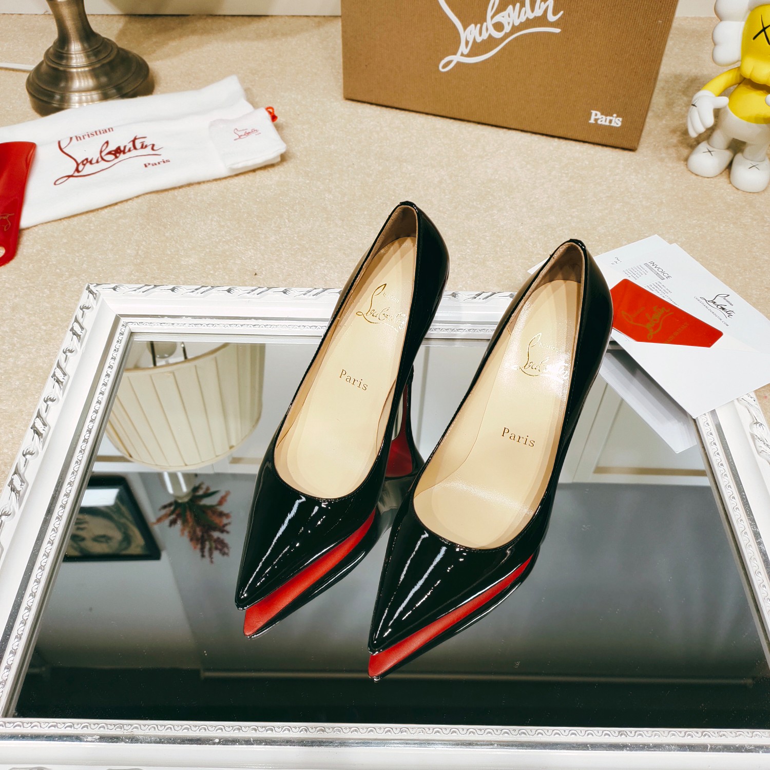 Christian Louboutin red bottom high heels shoes
