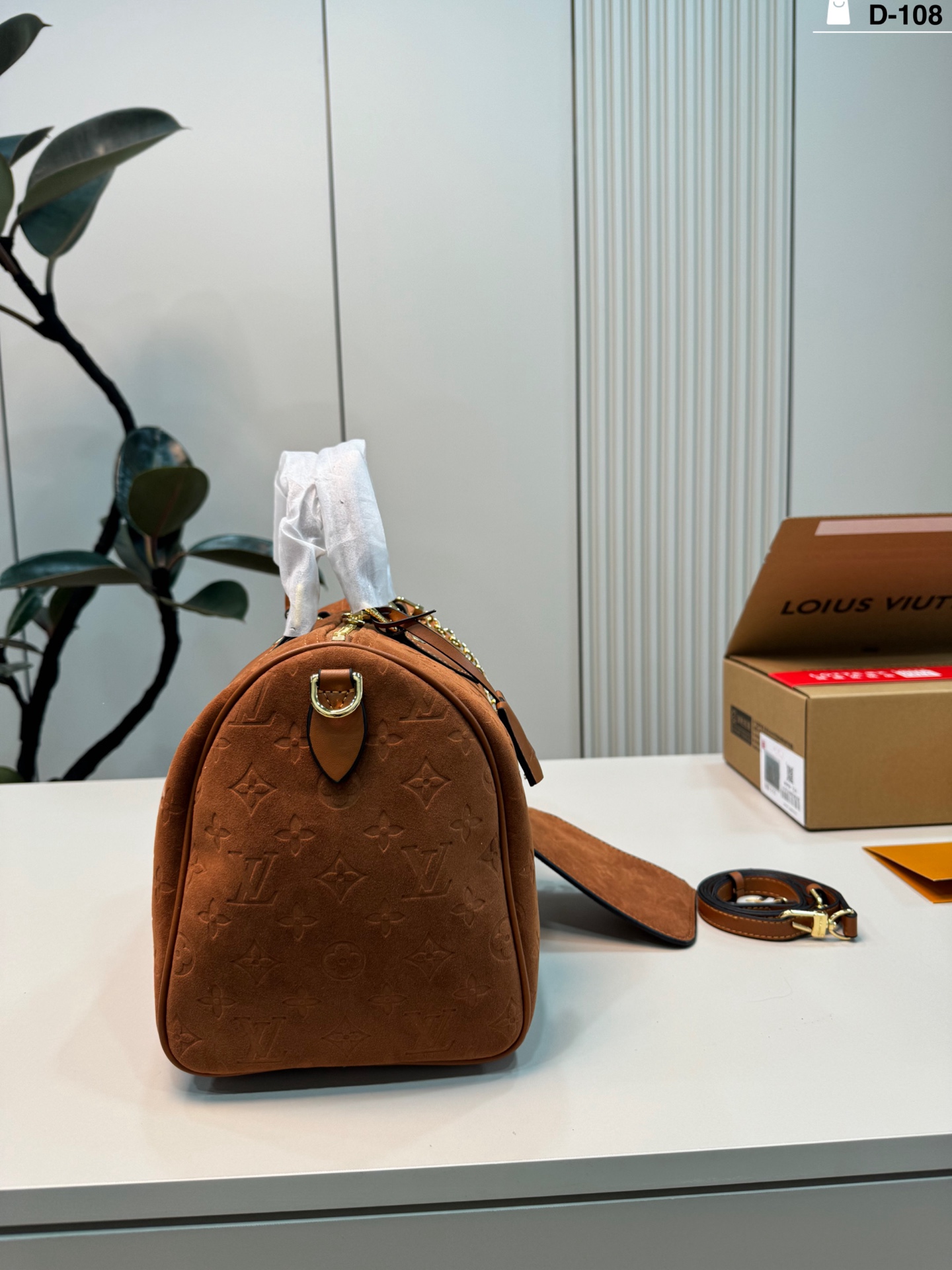 LV Speedy Suede Pillow Bag Keepall Travel Bag Menswear Pillow Bag