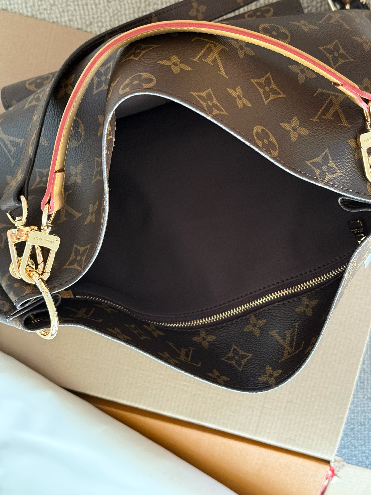 LV monogram HOBO handbag