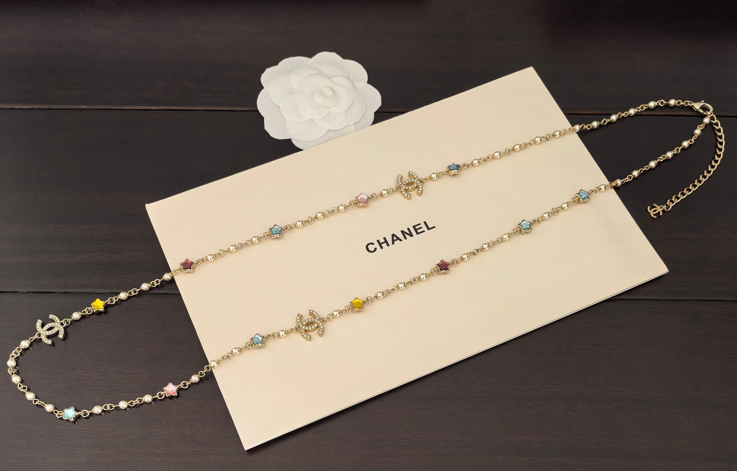 Chanel Color Diamond Five-Star Sweater Chain