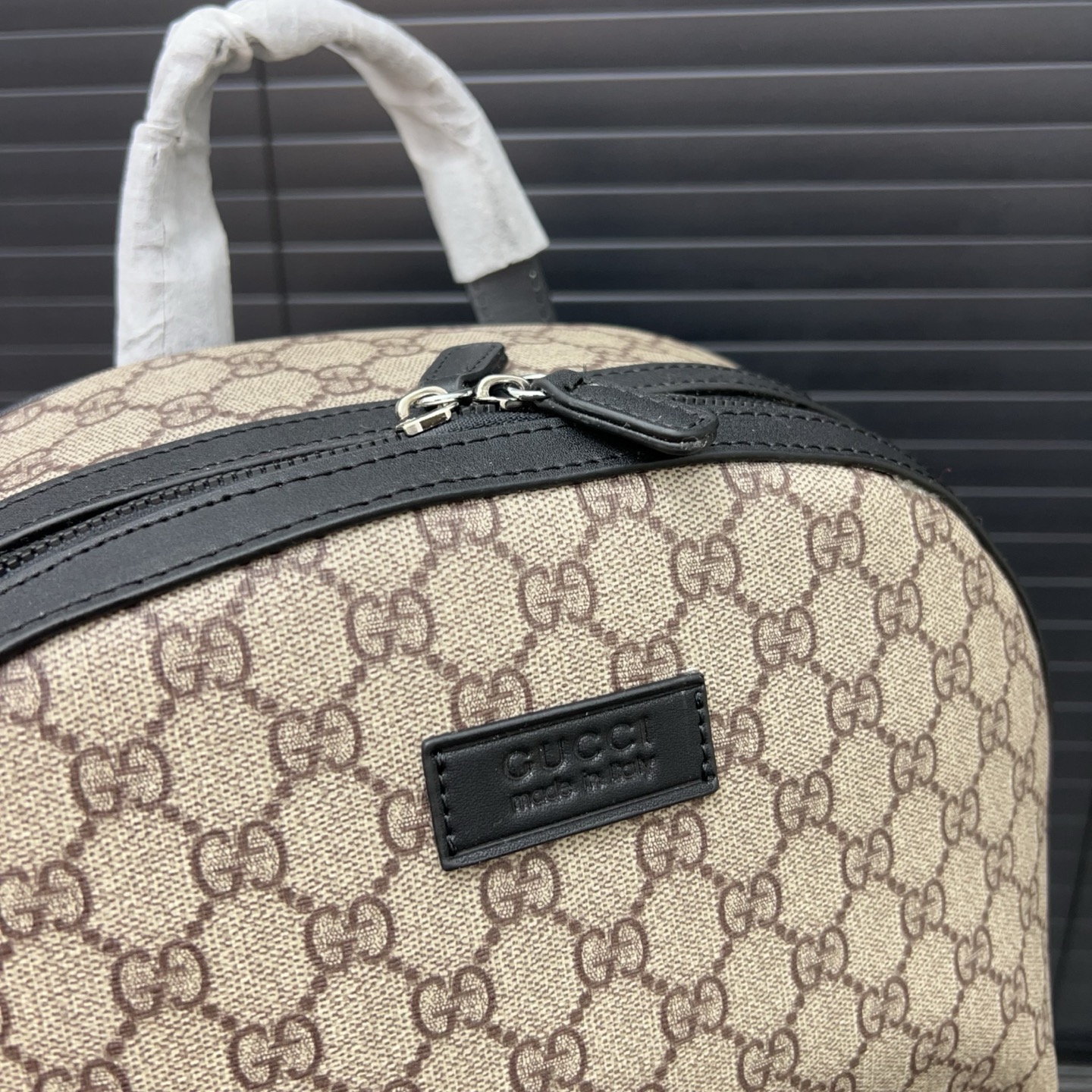 Gucci printed backpack