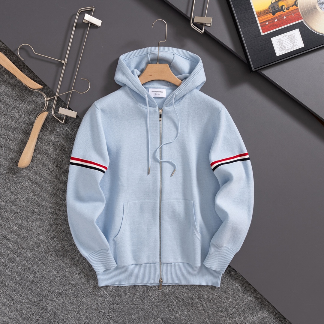 Thom Brown TB Classic Knit Couple's Hooded Jacket