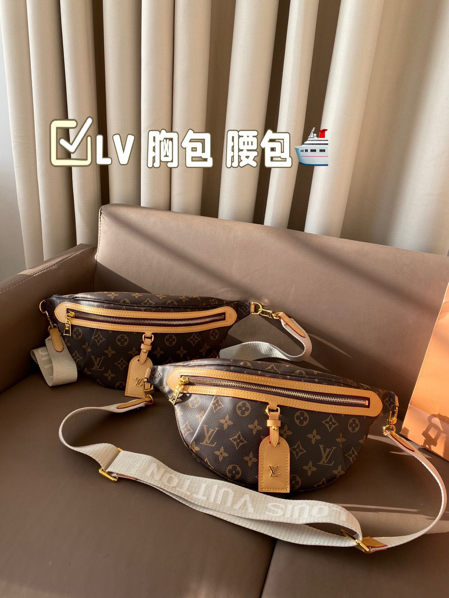 LV chest bag