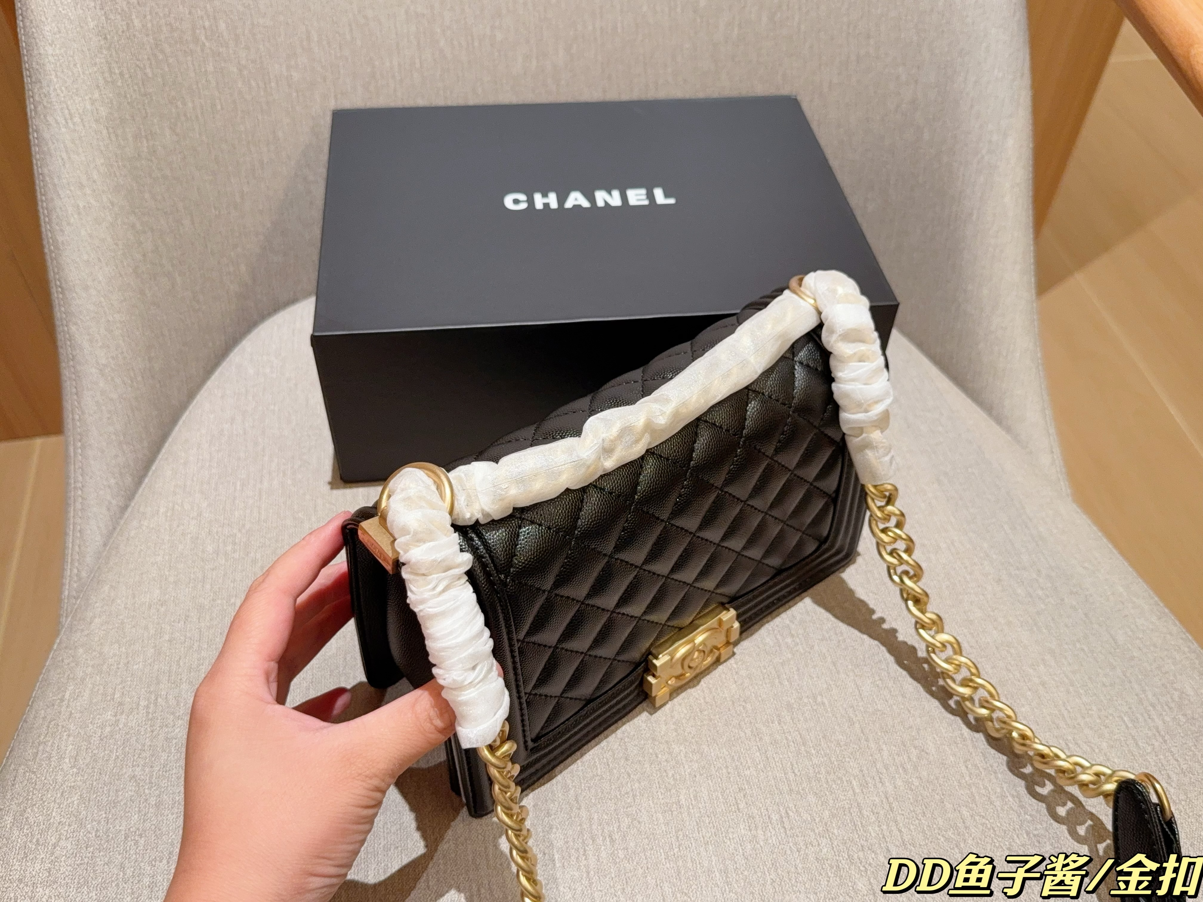 Chanel Leboy Chain shoulder crossbody Bag