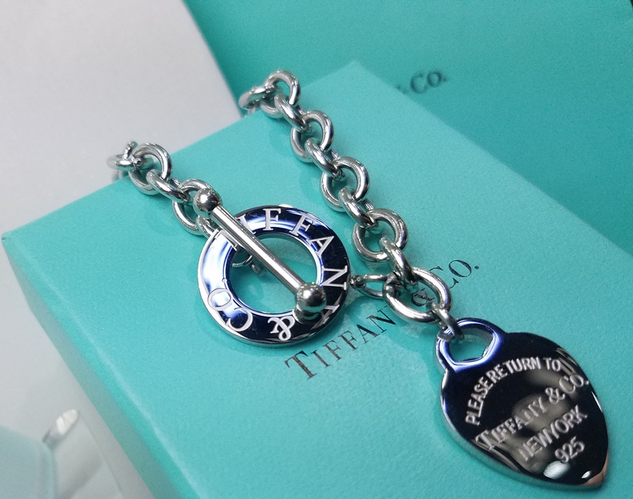 Tiffany heart-shaped necklace  bracelet