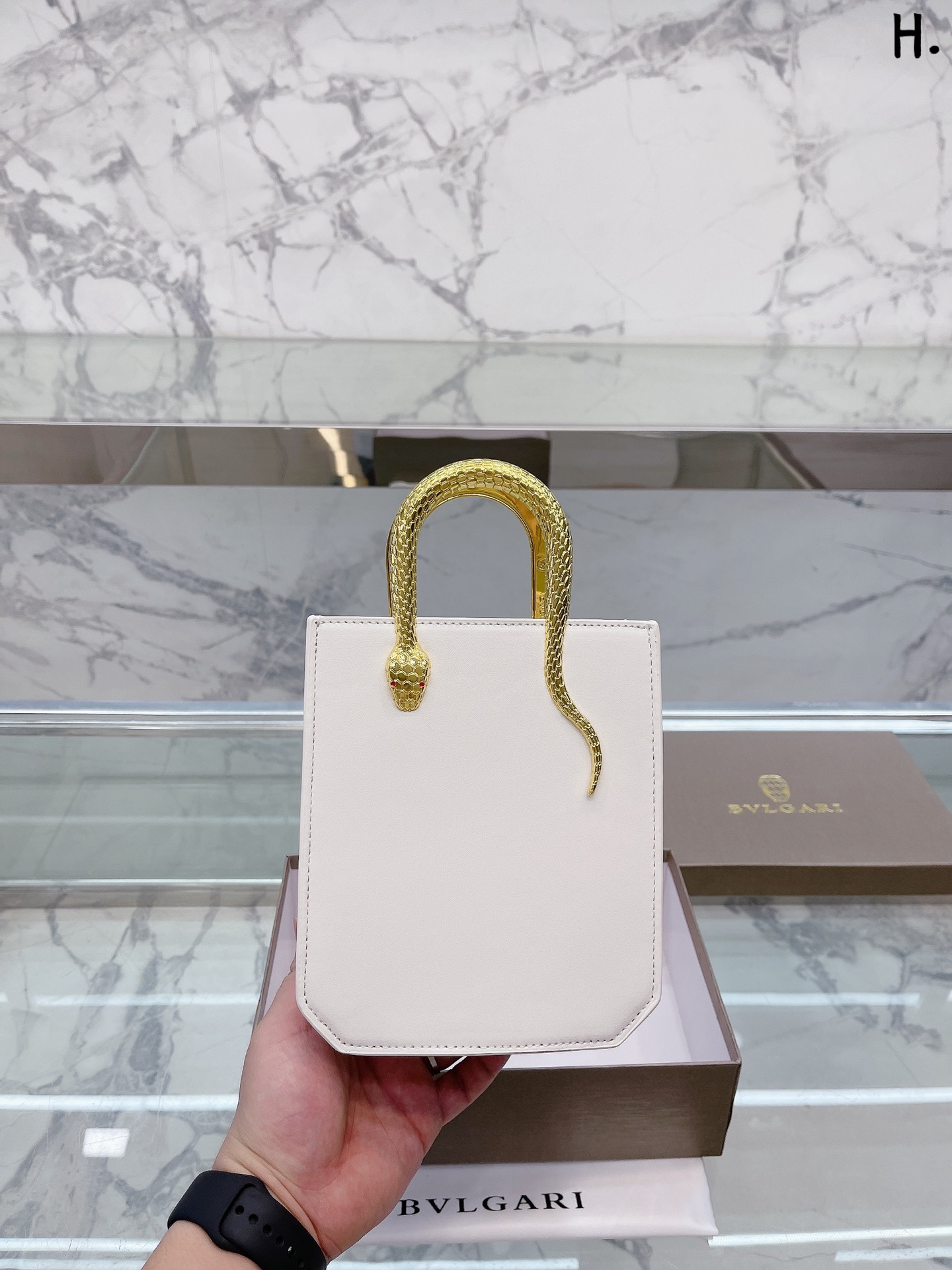 Bvlgari SERPENTINE POUCH handbag shoulder bag