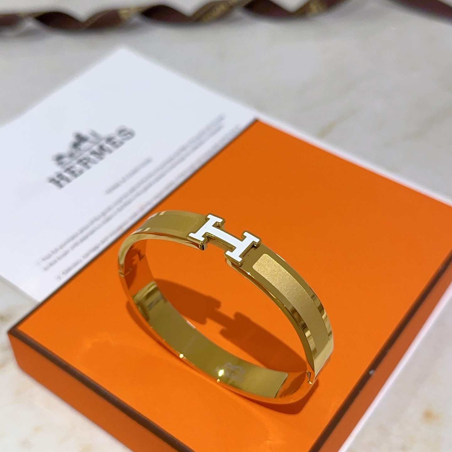 Hermes H bracelet