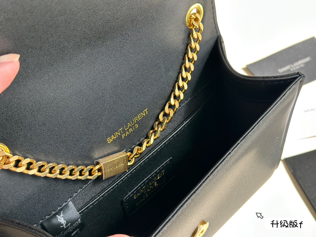 YSL kate chain tassel textured bag