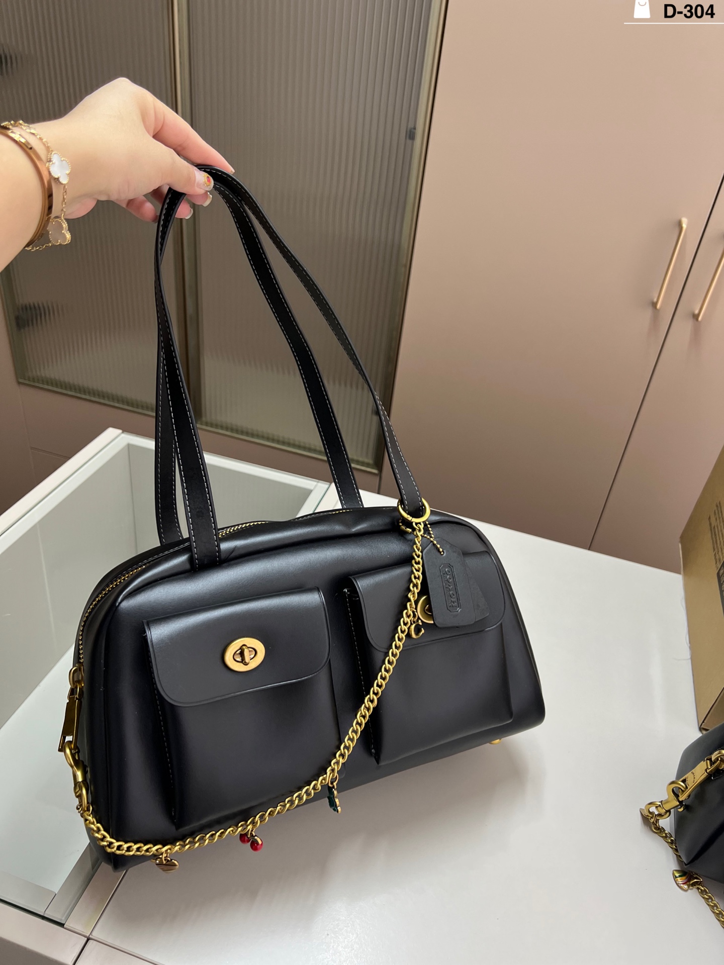 Coach Twin Trunlock Bag