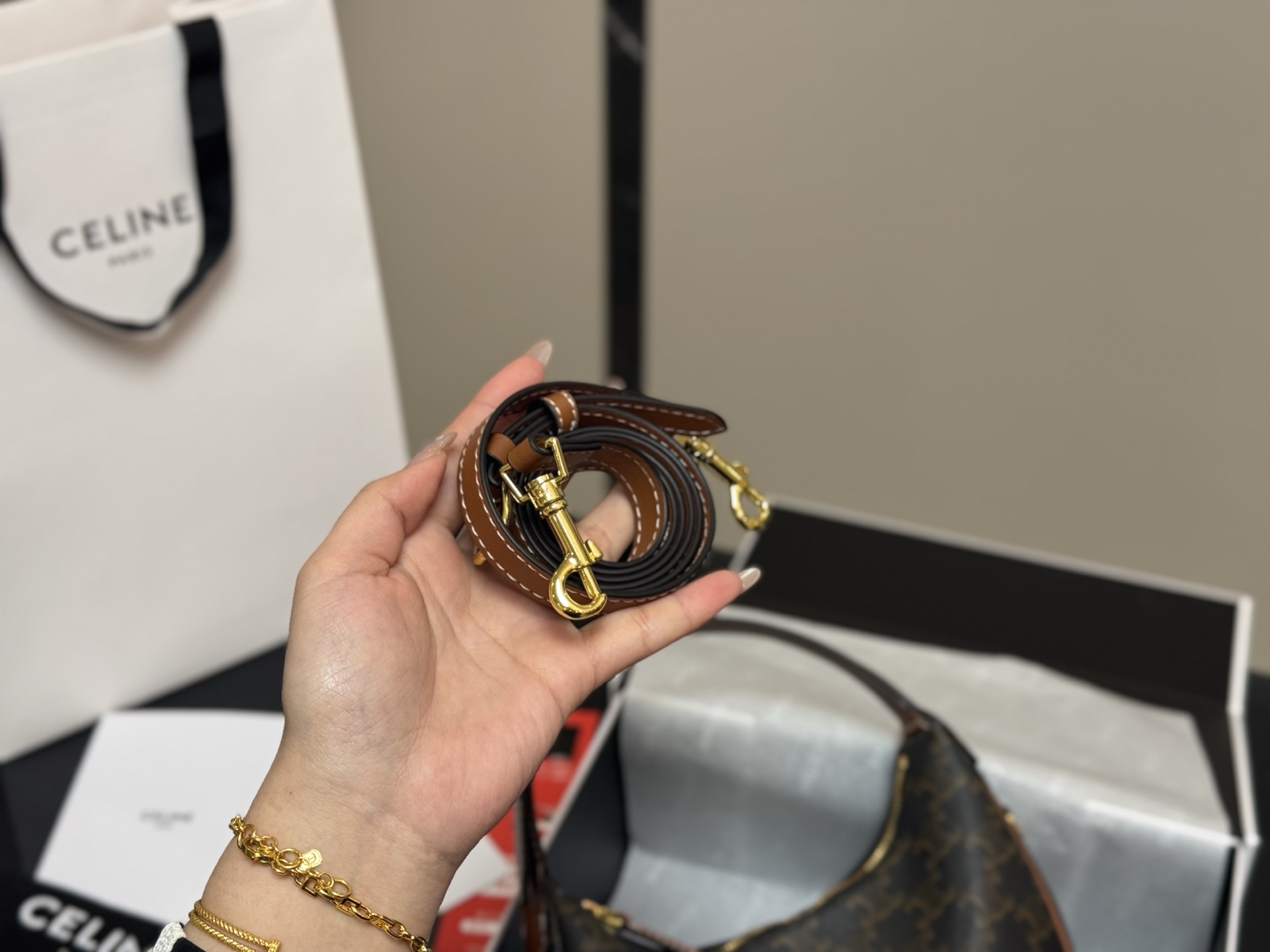 Celine lulu underarm bag