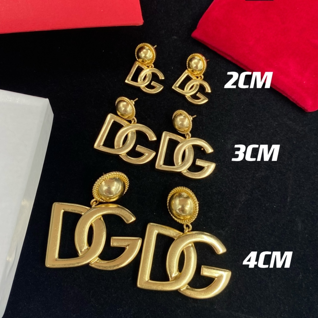 Dolce & Gabbana letter earrings