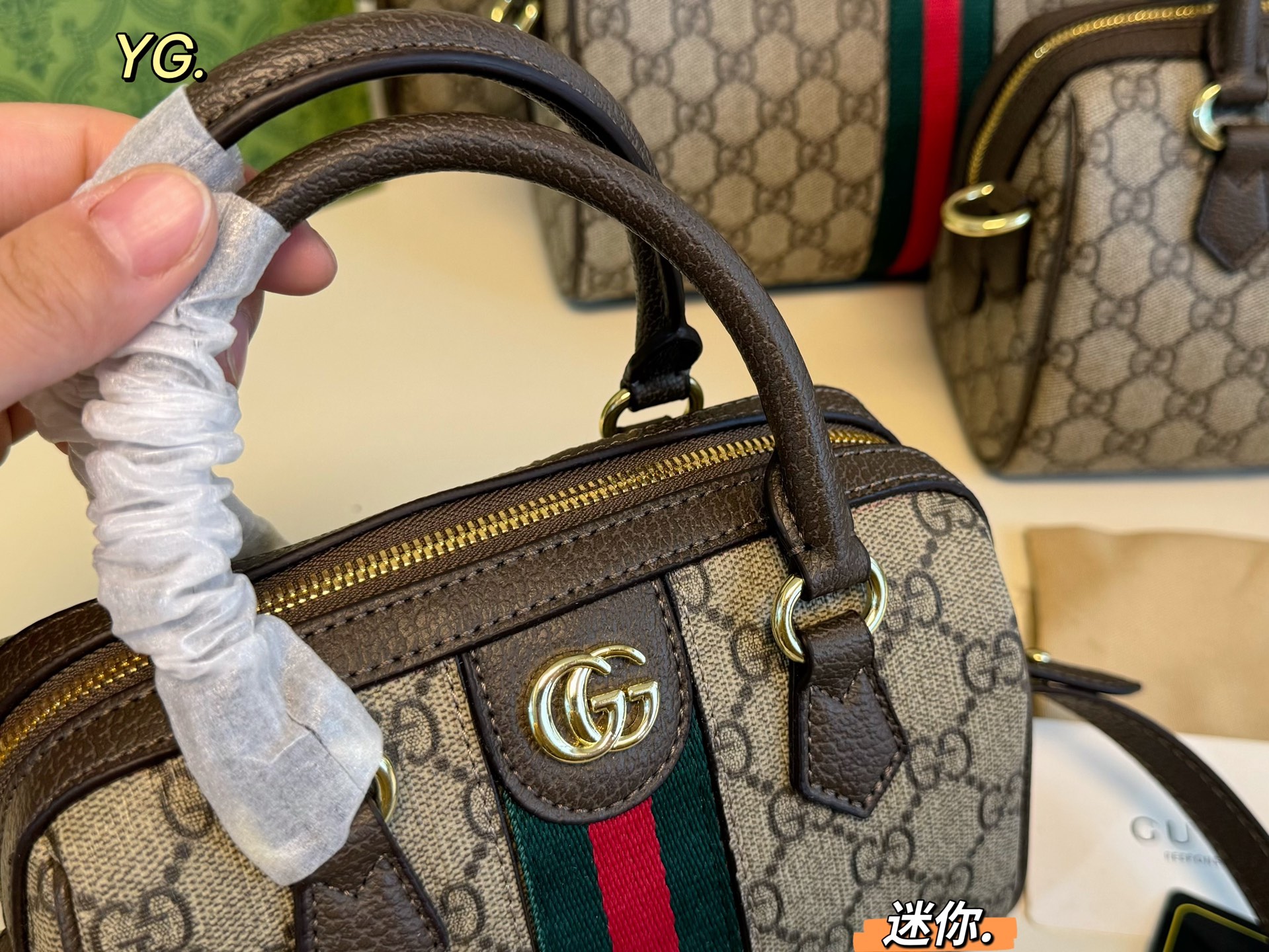 Gucci ophidia boston pillow bag