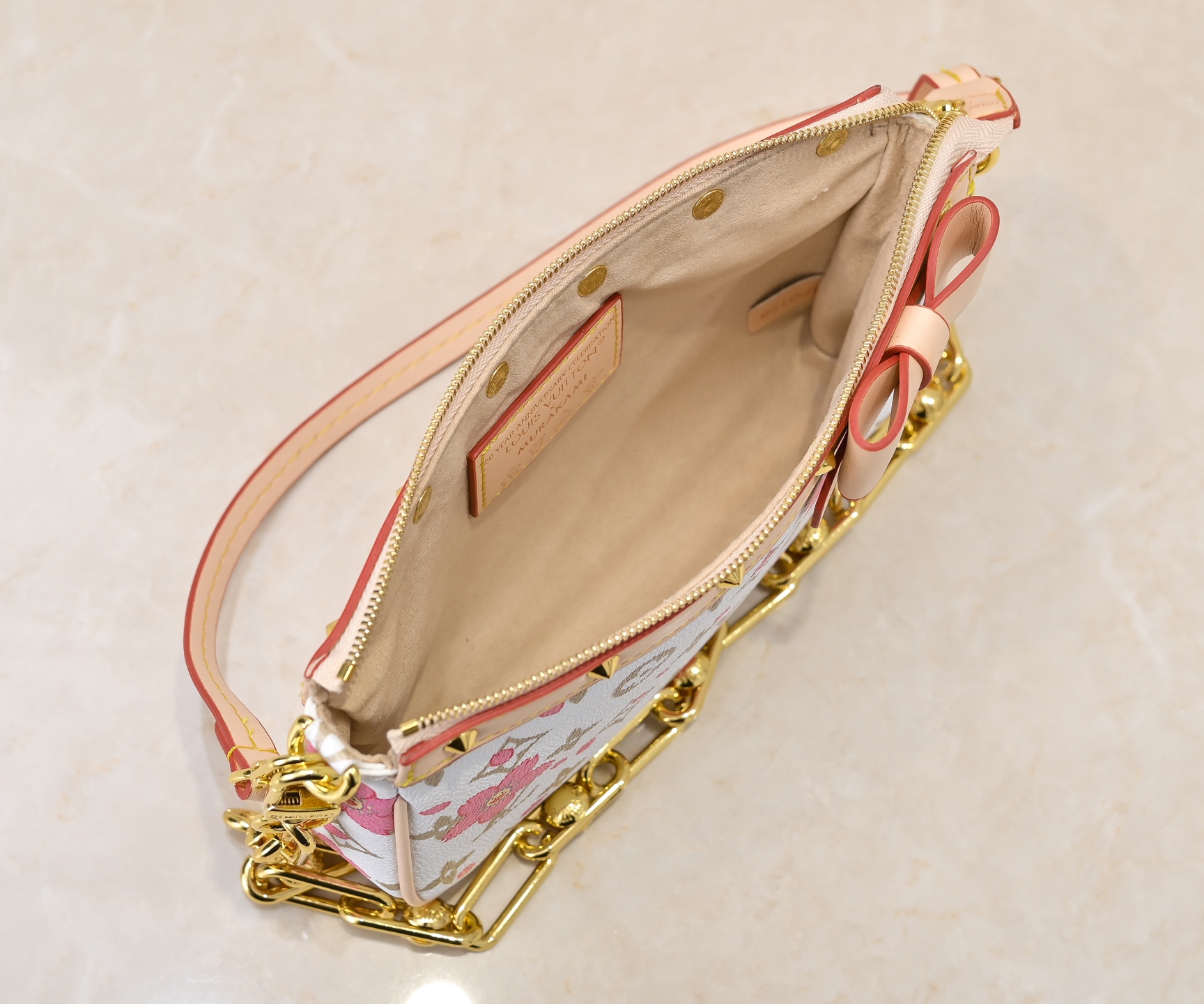 LV Pochette Accessoires Monogram chain shoulder bag