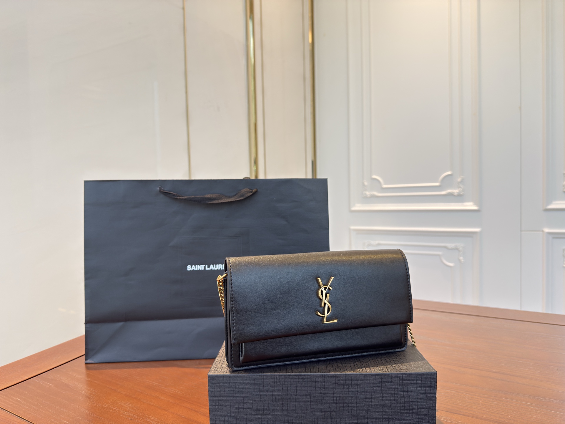 YSL Sunset Box Clutch Underarm CASSANDRE bag