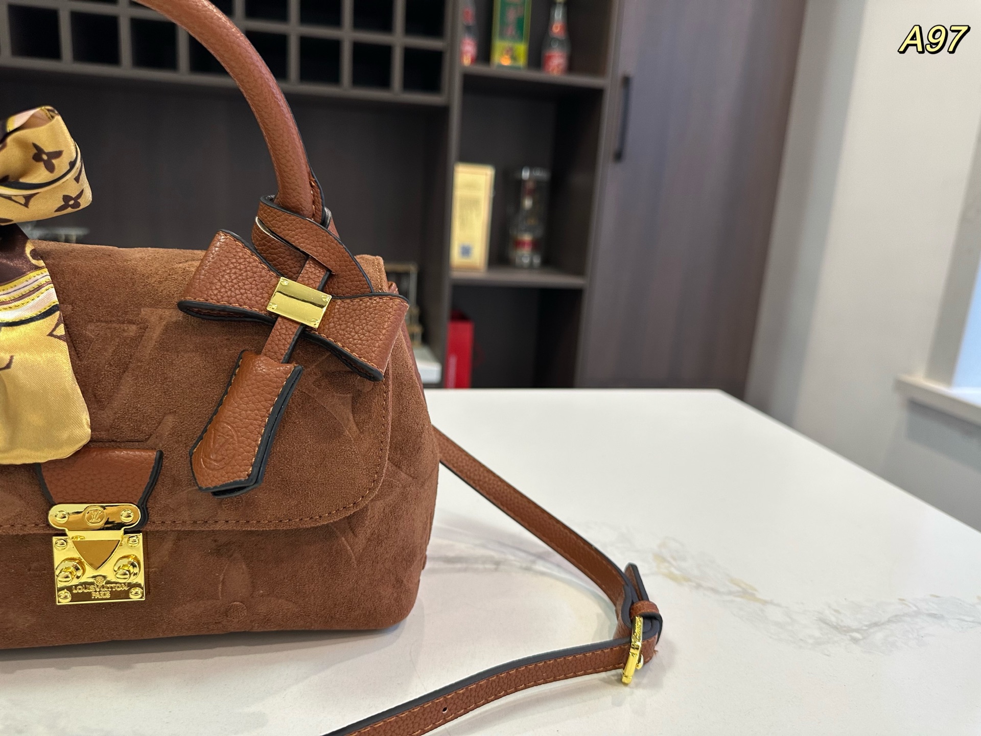 LV Madeleine BB Leather Shoulder Bag