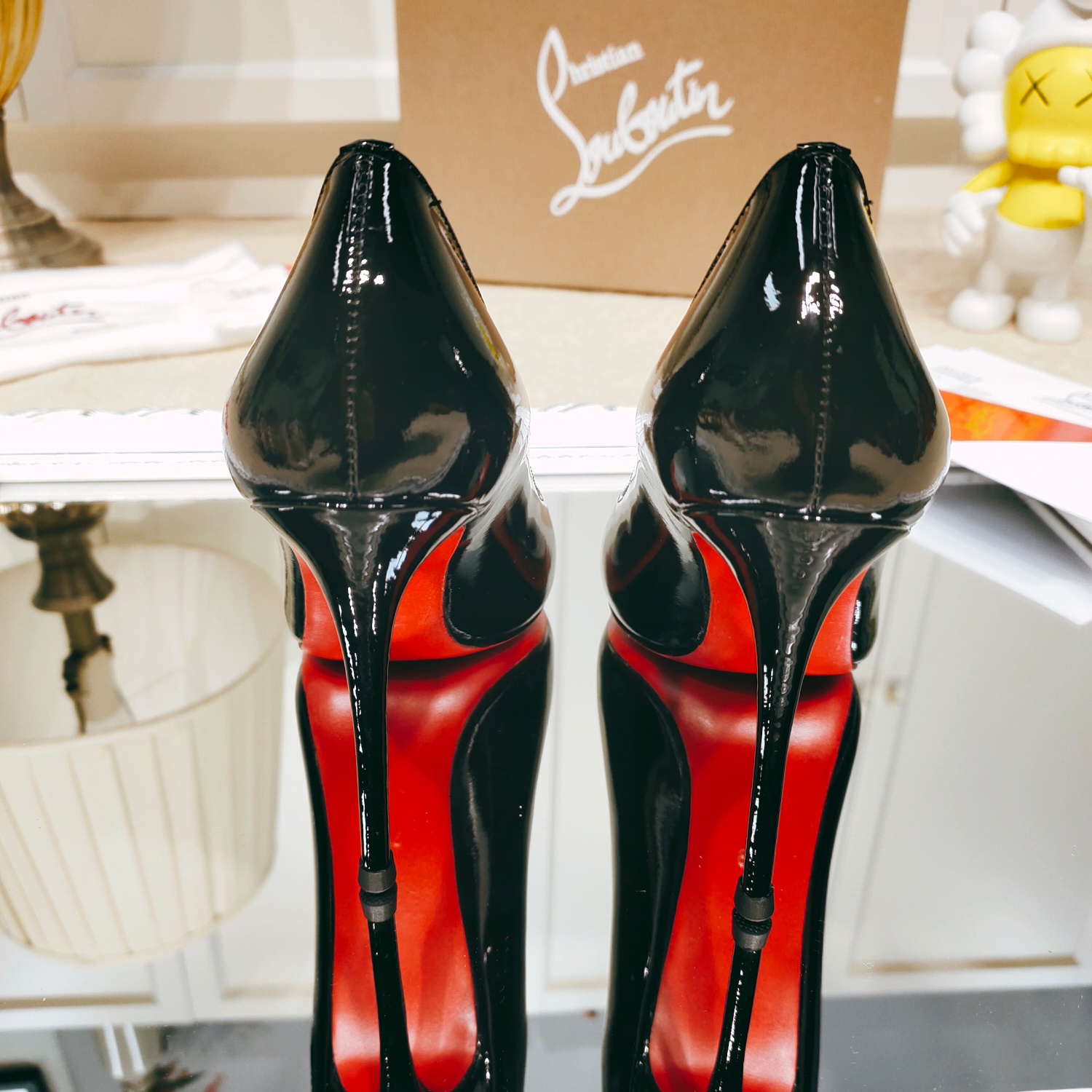 Christian Louboutin red bottom high heels shoes
