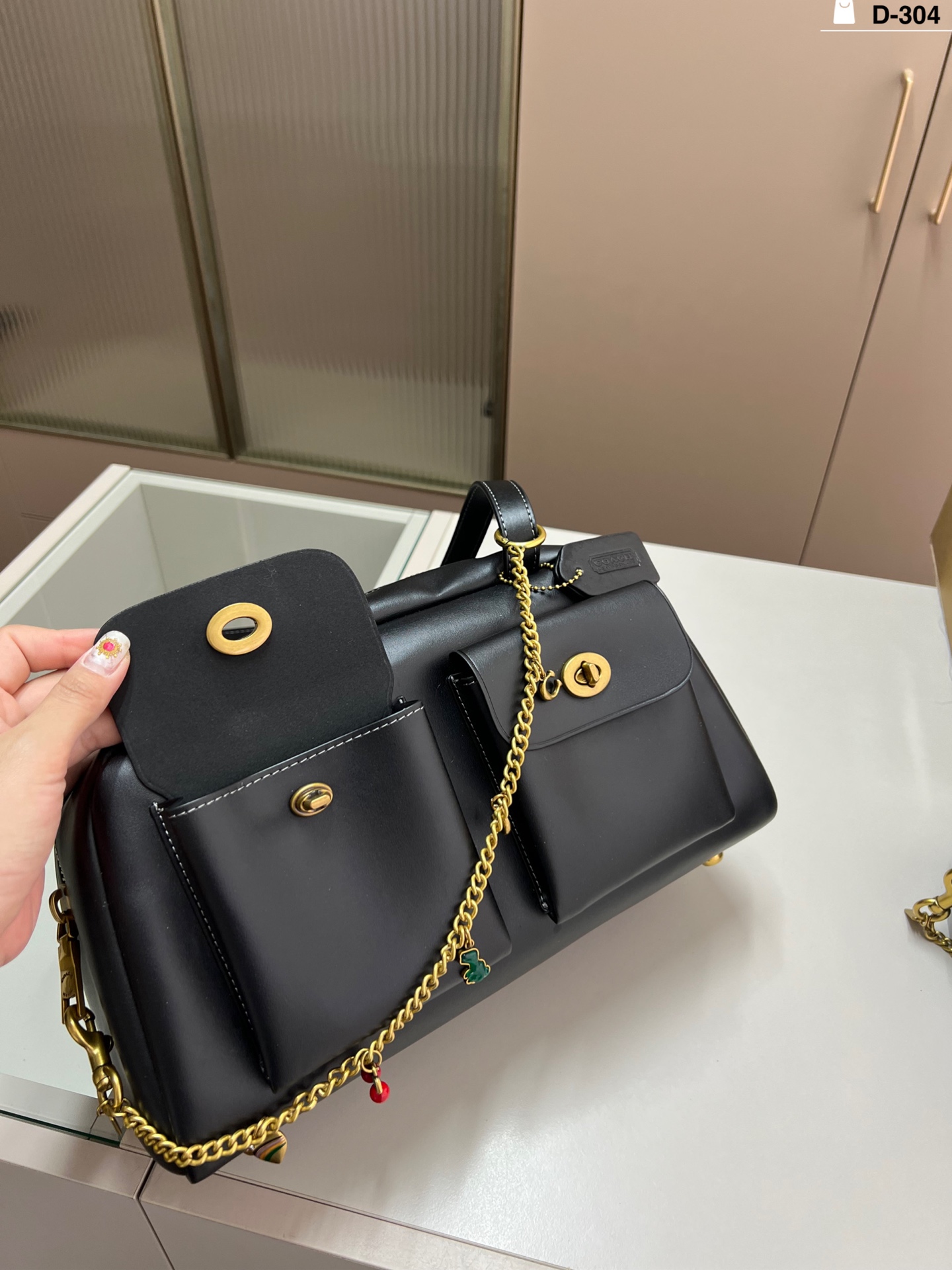 Coach Twin Trunlock Bag