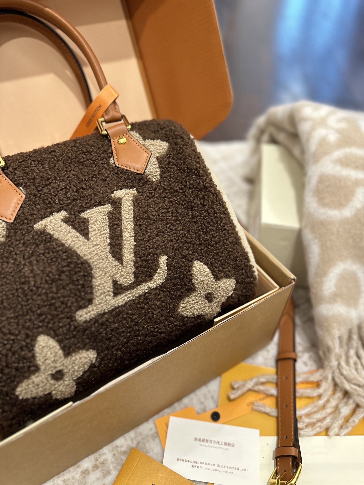 LV Monogram Teddy speedy bag