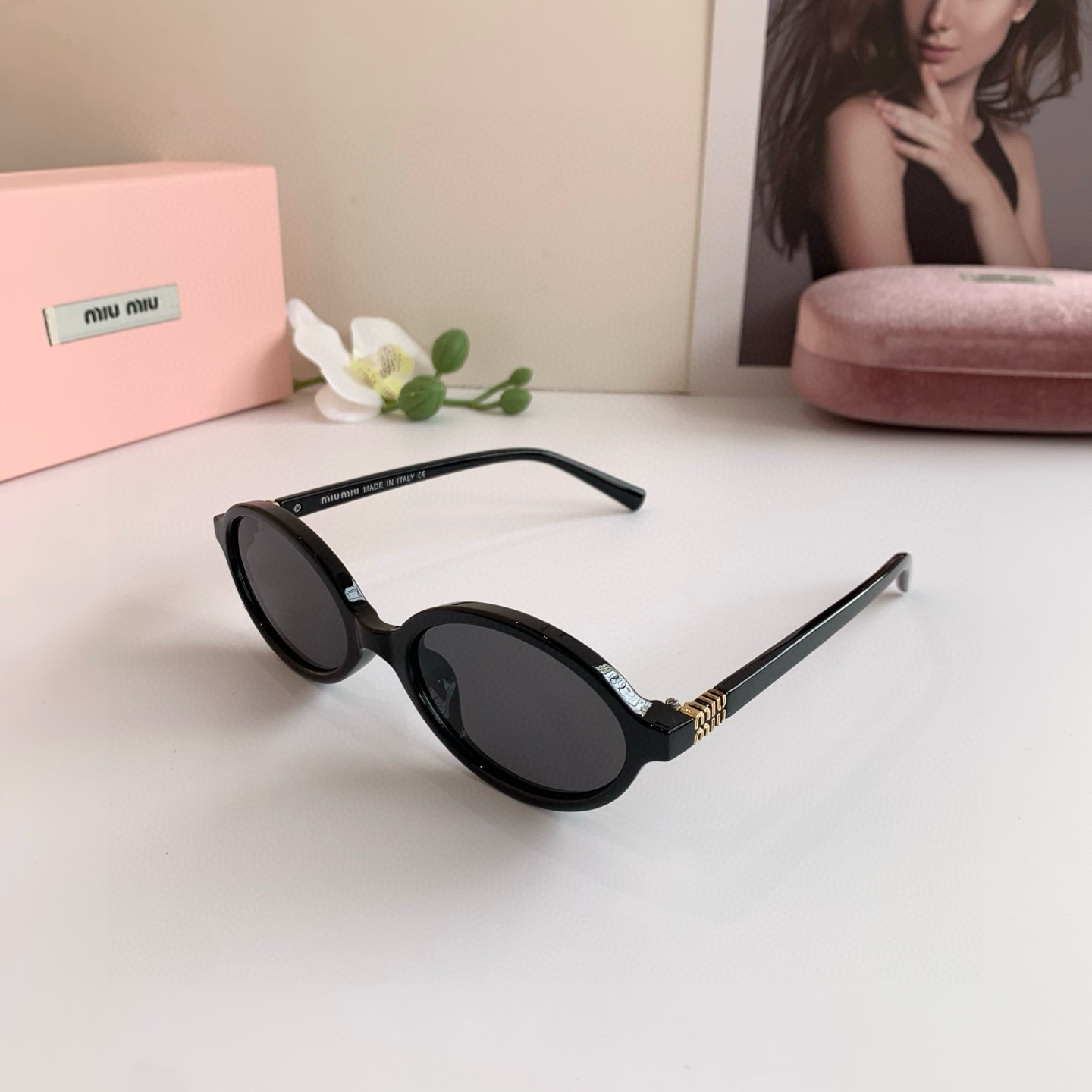 MIUMIU Elliptical Sunglasses