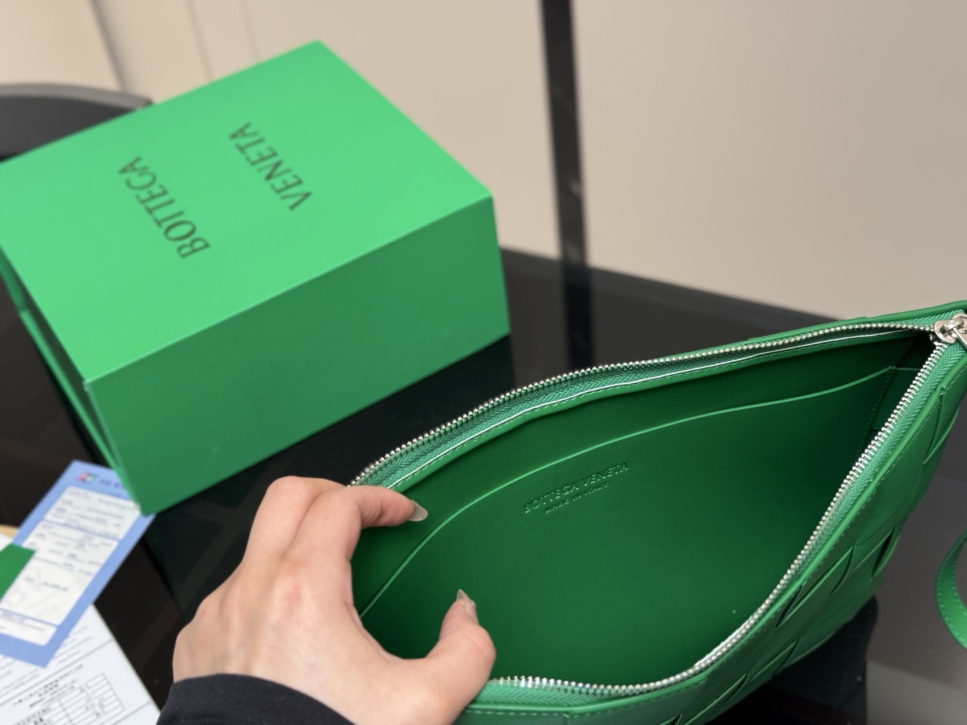 Bottega Veneta cassette clutch