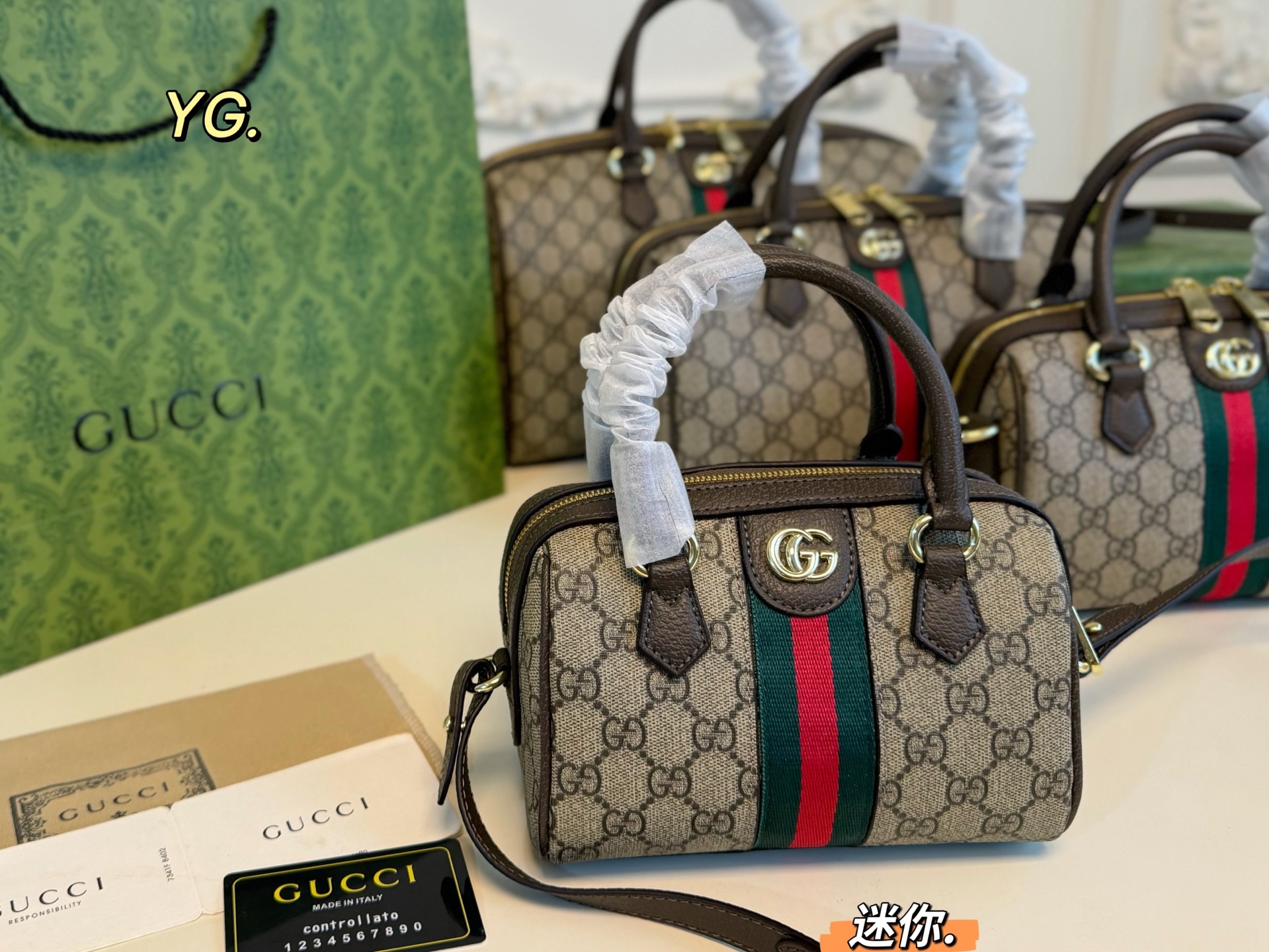 Gucci ophidia boston pillow bag