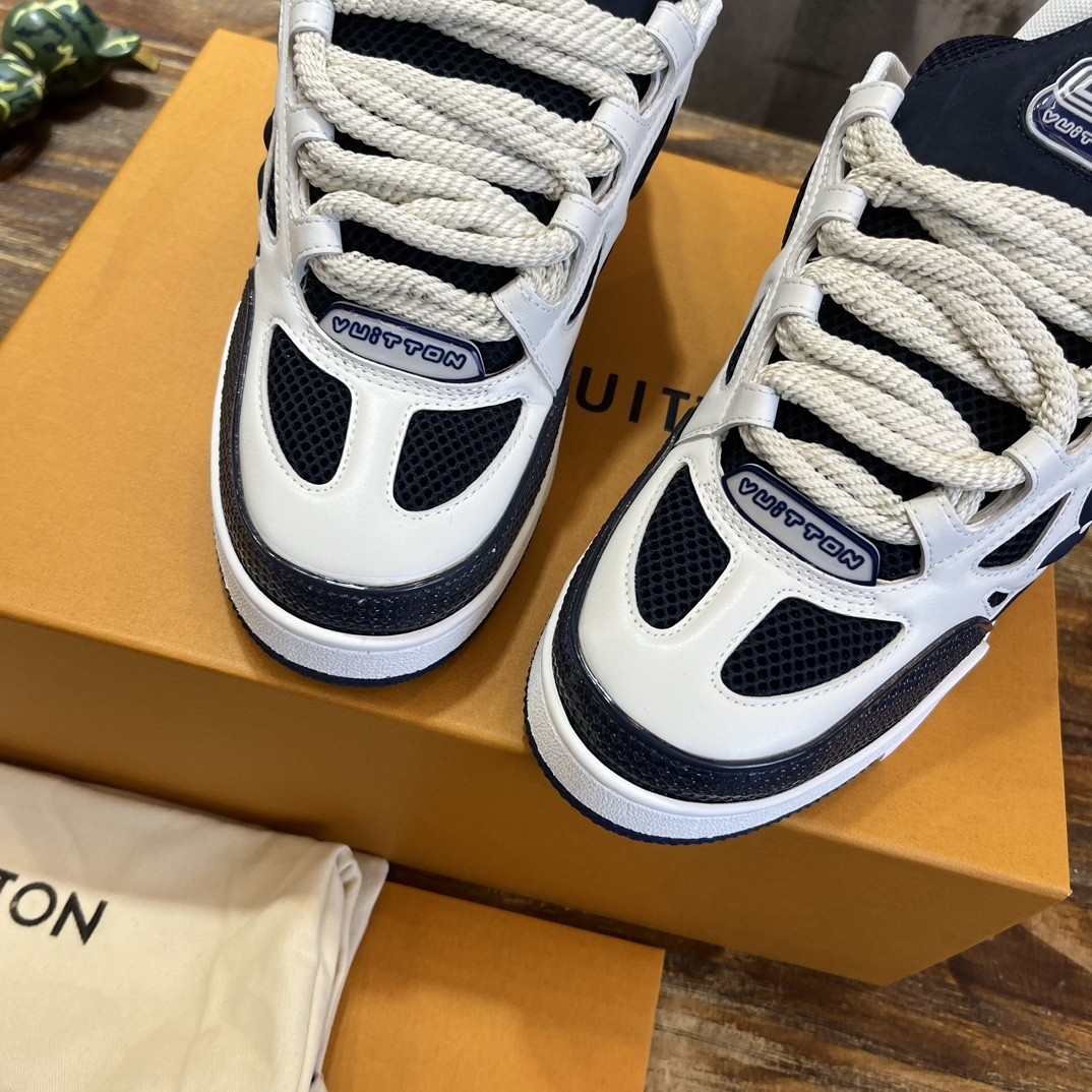 LV Trainer Sneakers  New trending skateboard shoes LOUIS VUITTON Trainer Sneaker