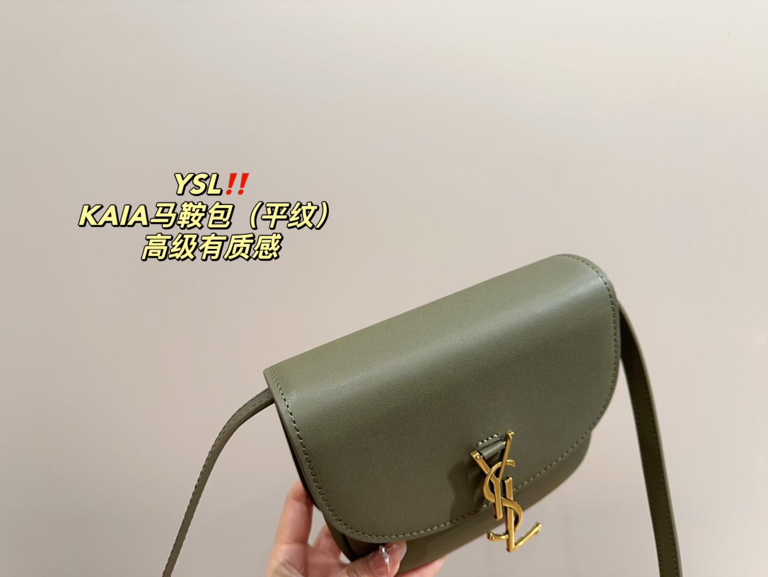 YSL KAIA saddle shoulder bag