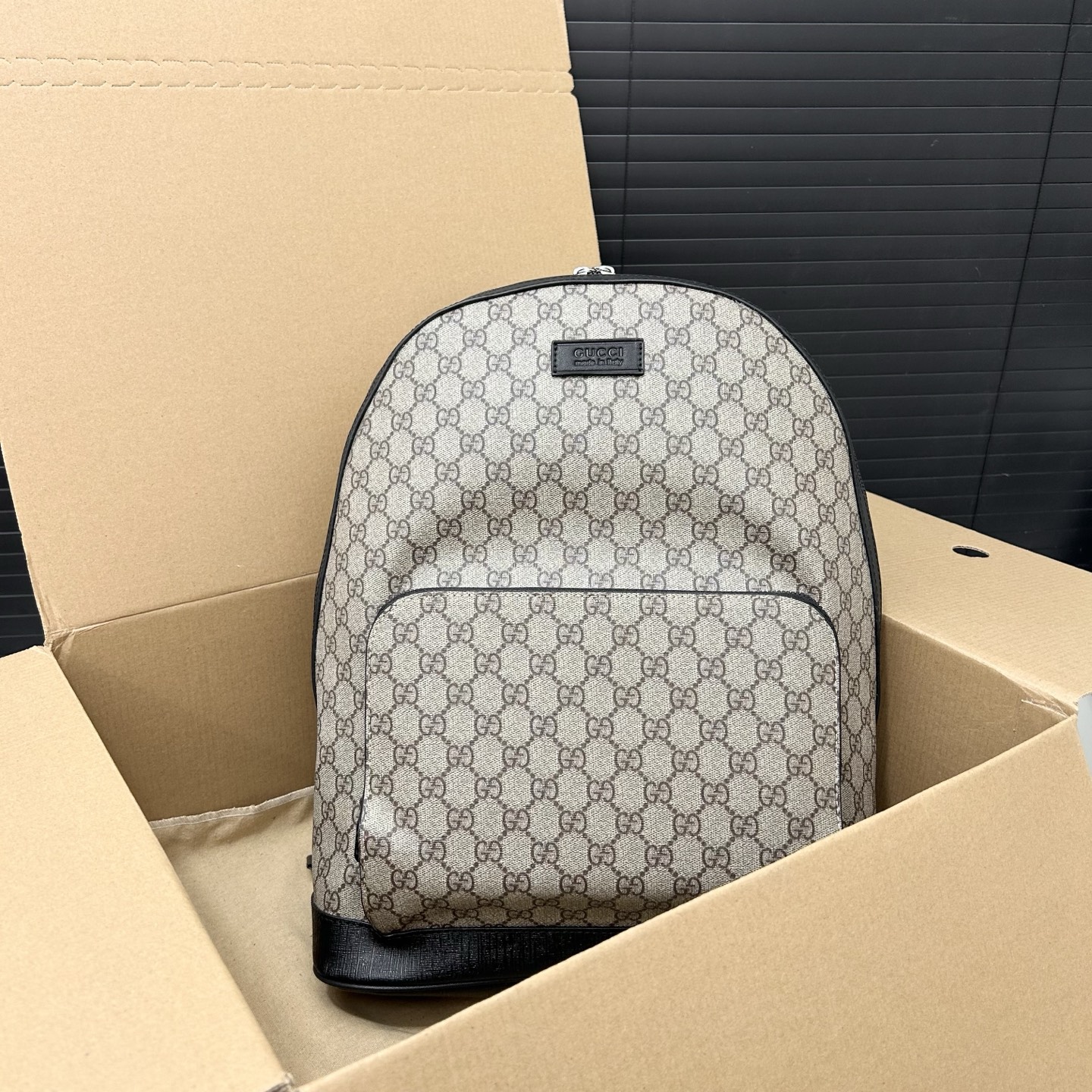 Gucci printed backpack