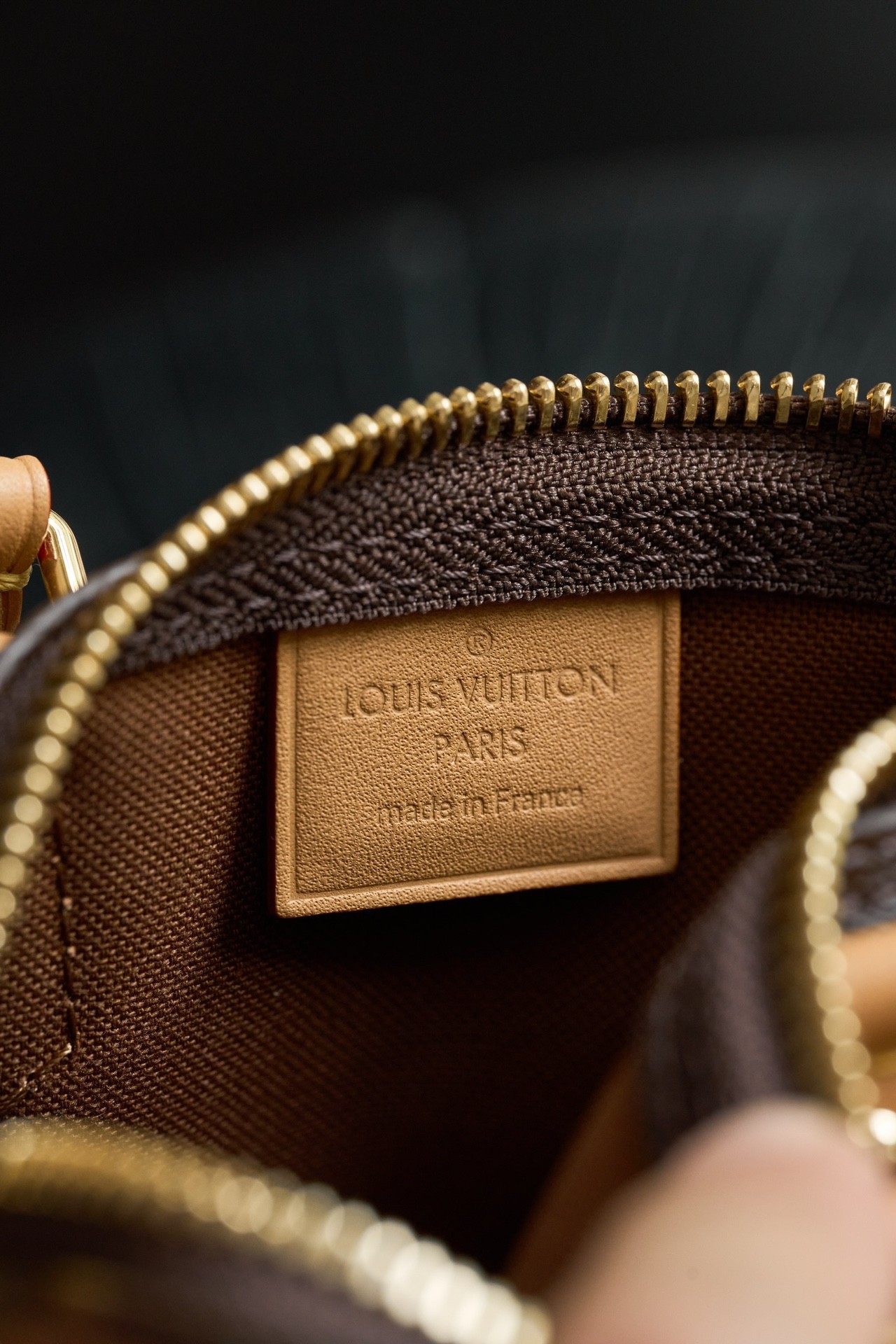 Top version LV nano speedy monogram shoulder bag