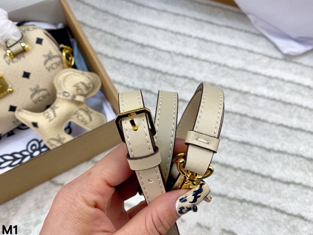 MCM Super Classic mini Boston Pillow bag