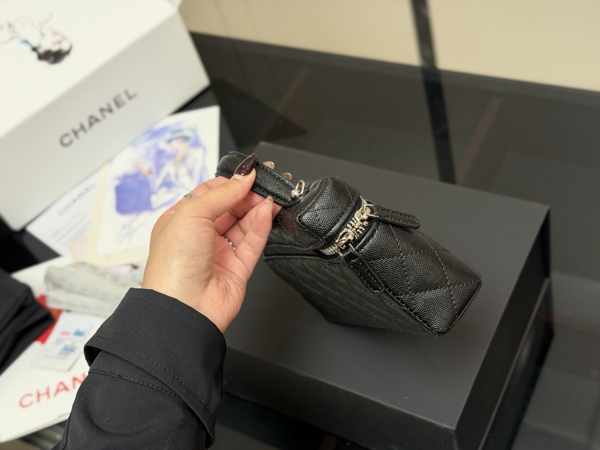 Chanel Lunch Box shoulder Bag