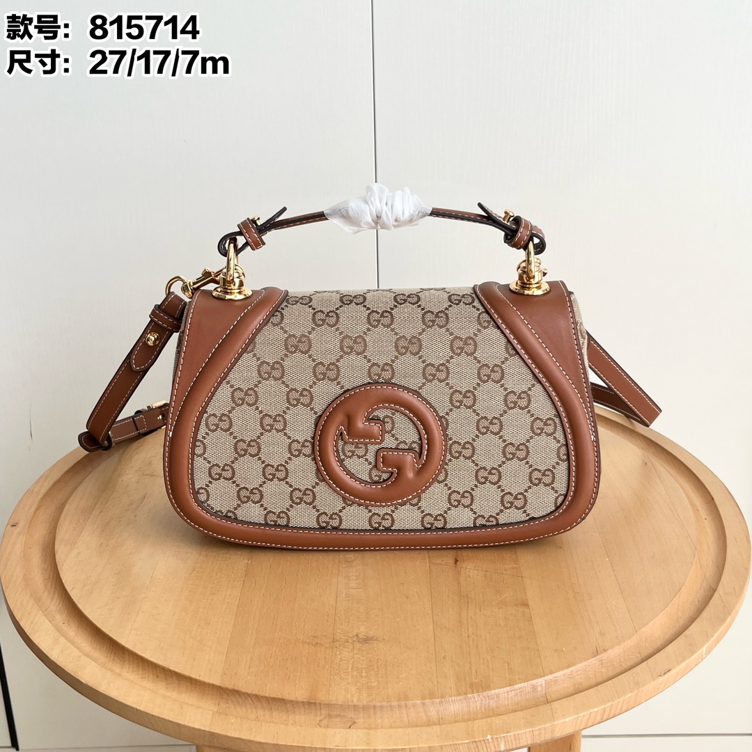 Gucci GG Blondie New style saddle flip cover shoulder crossbody bag
