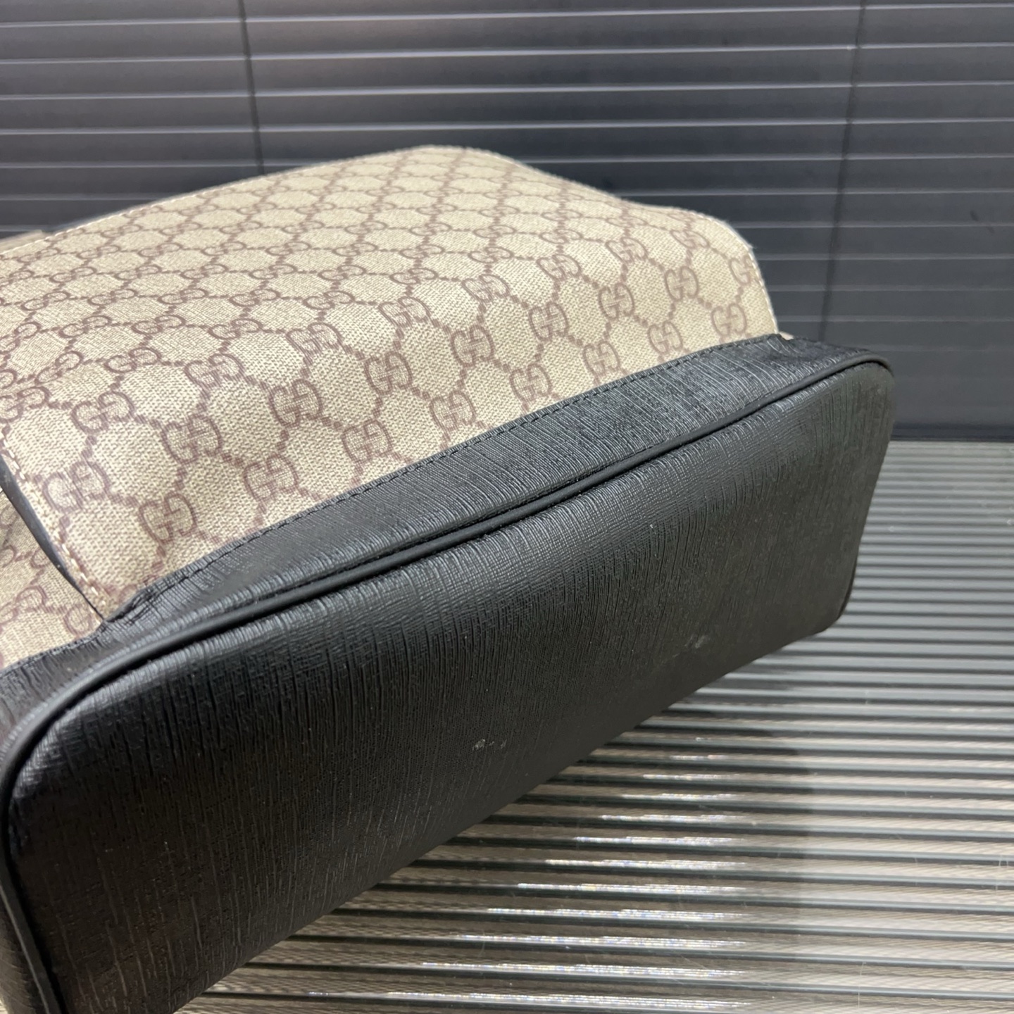 Gucci printed backpack