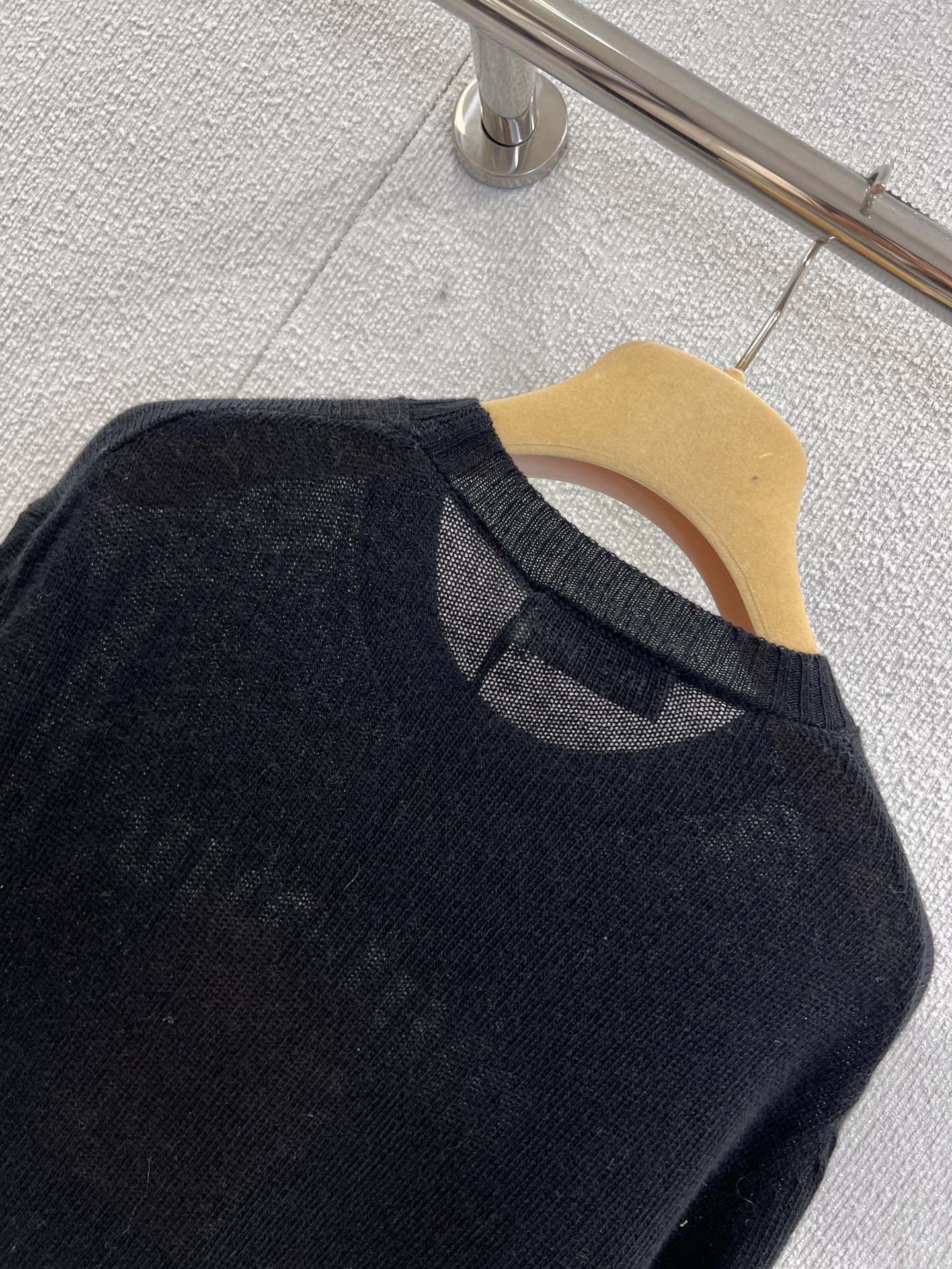 MiuMiu Classic Embroidered Cashmere Sweater Knitwear