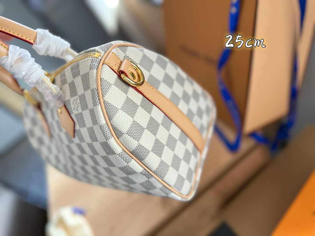 LV Checkered Pillowcase Bag NANO SPEEDY Handbag Monogram Bag