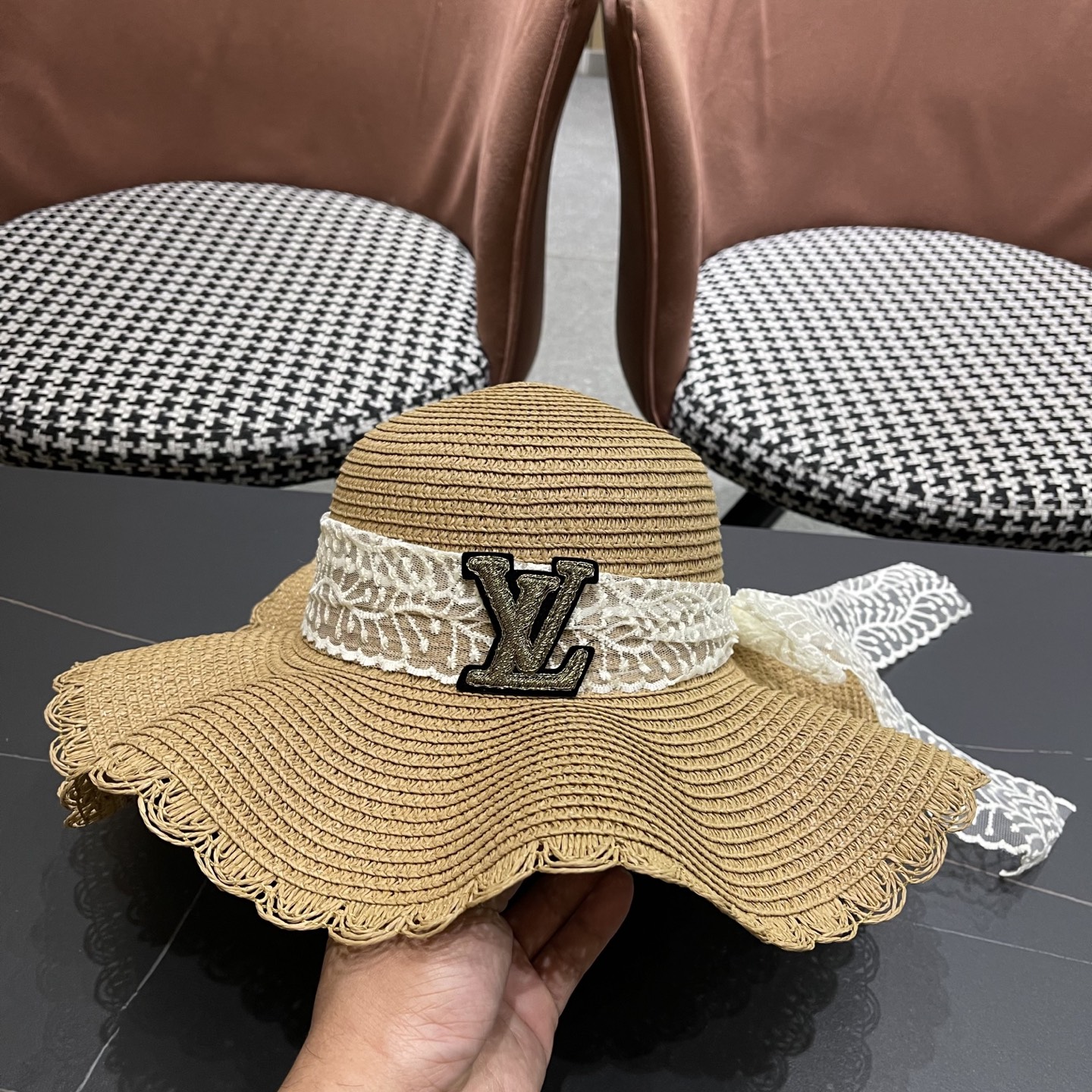 LV straw hat
