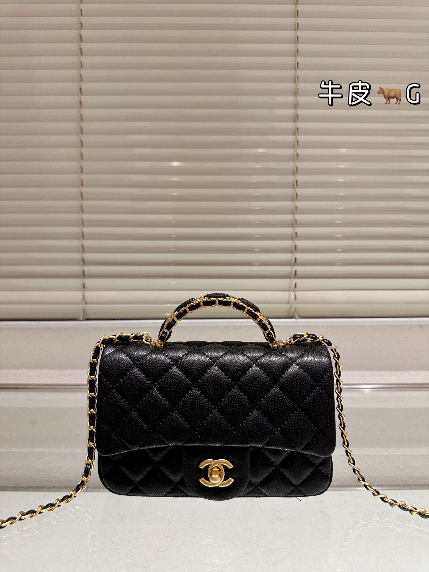 CHANEL 25b Double C Braided Handle CF Bag