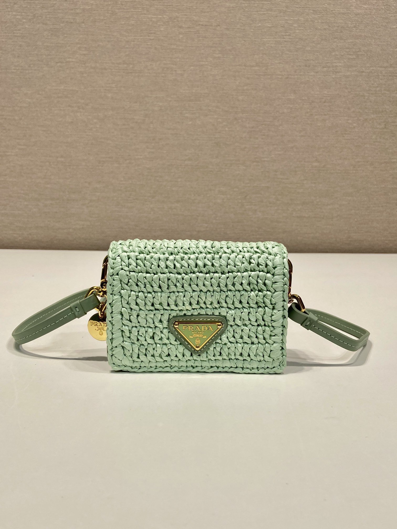 Prada Hand-woven, imported cowhide bag