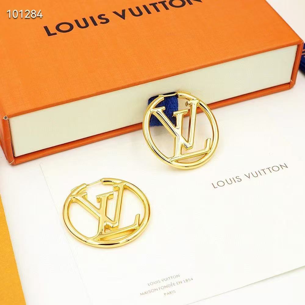 LV Letter Earrings