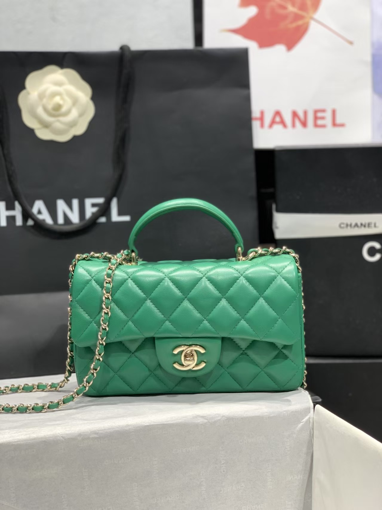 High quality Chanel CF sheepskin shoulder bag