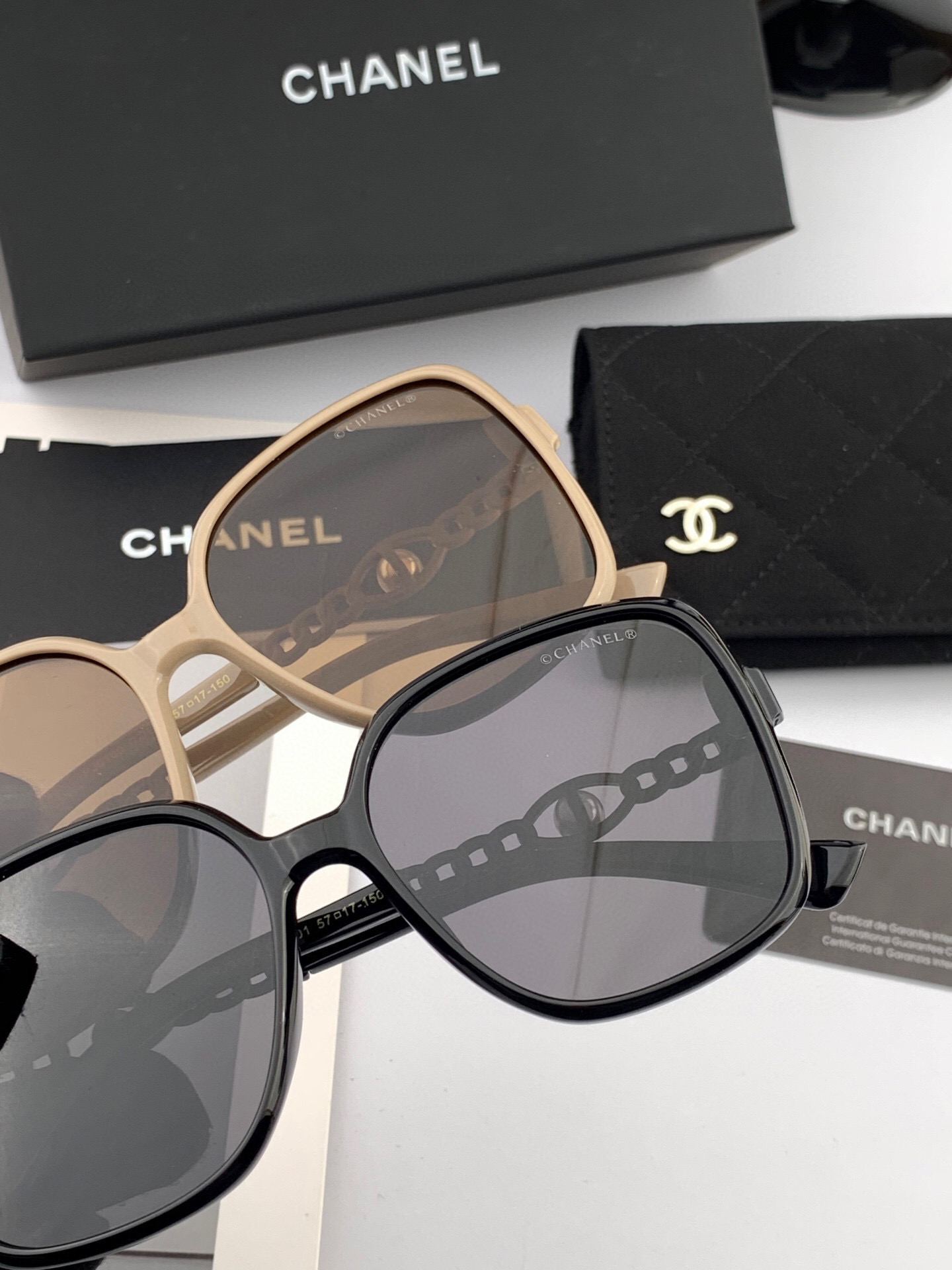 Chanel pearl sunglasses