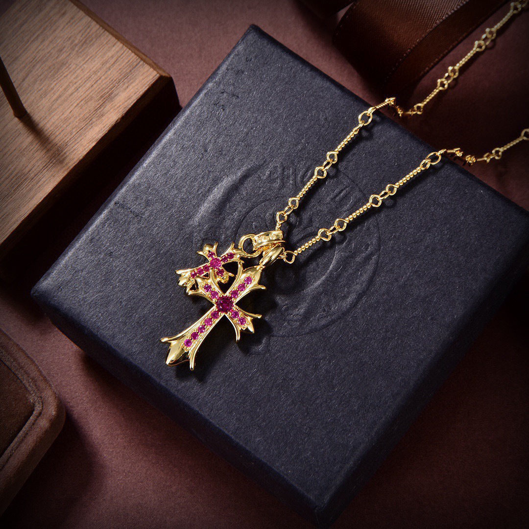 Chrome hearts cross necklace