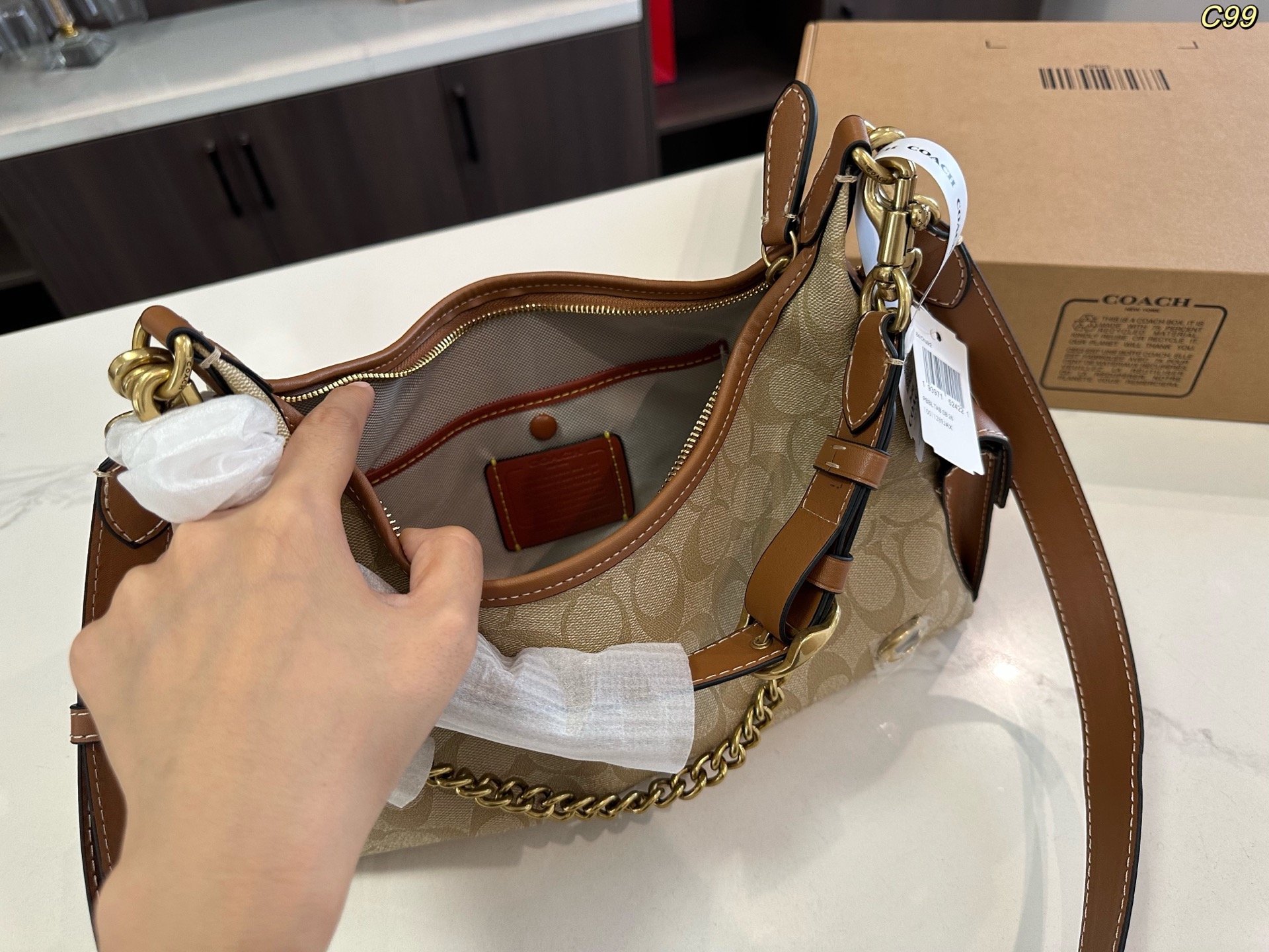 Coach motorcycle bag Pocket Juliet